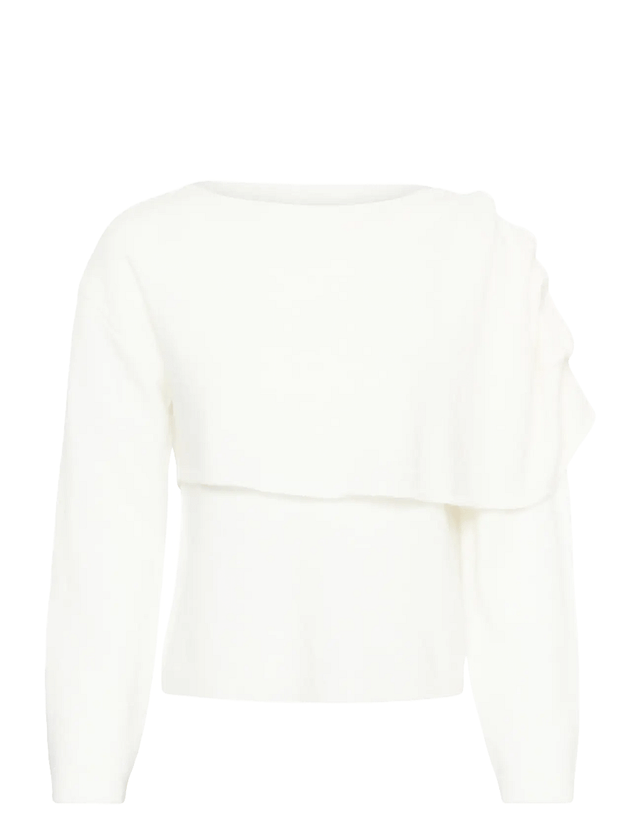 Kaffe - KAmaran Pullover - stickade tröjor - chalk - 0