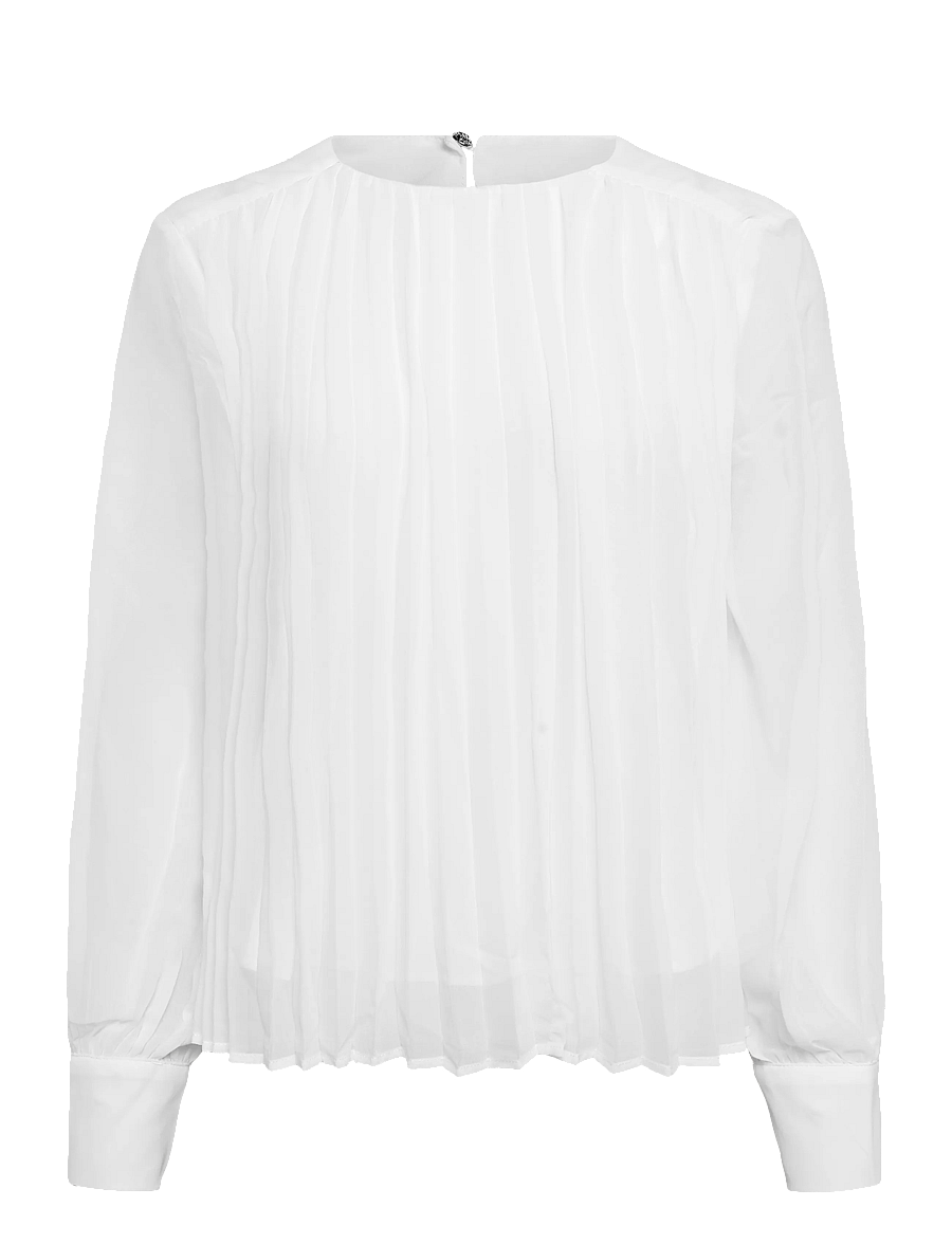 Kaffe - KAeloise Blouse - long sleeved blouses - chalk - 0