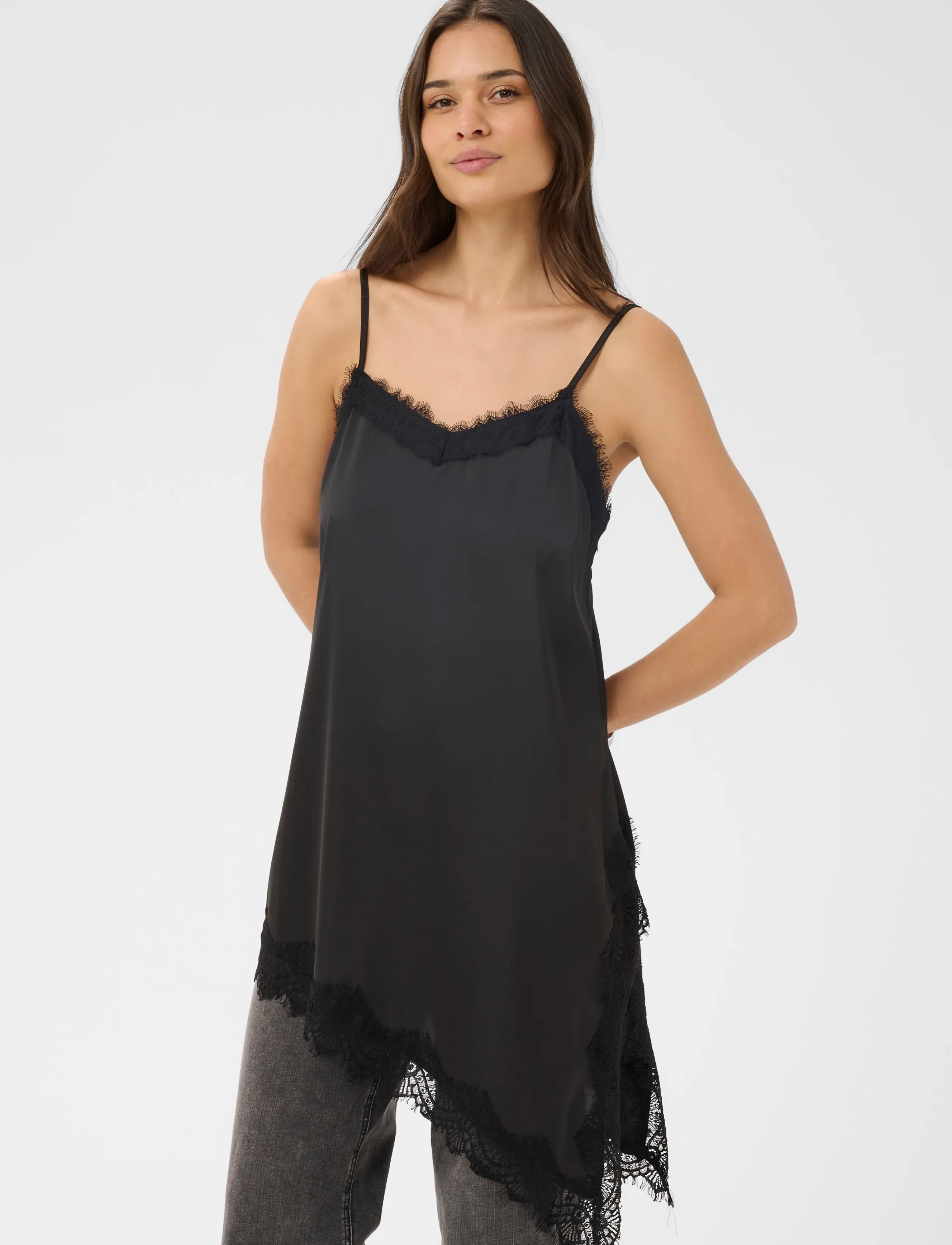 Kaffe - KAmiala Strap Top - black deep - 2