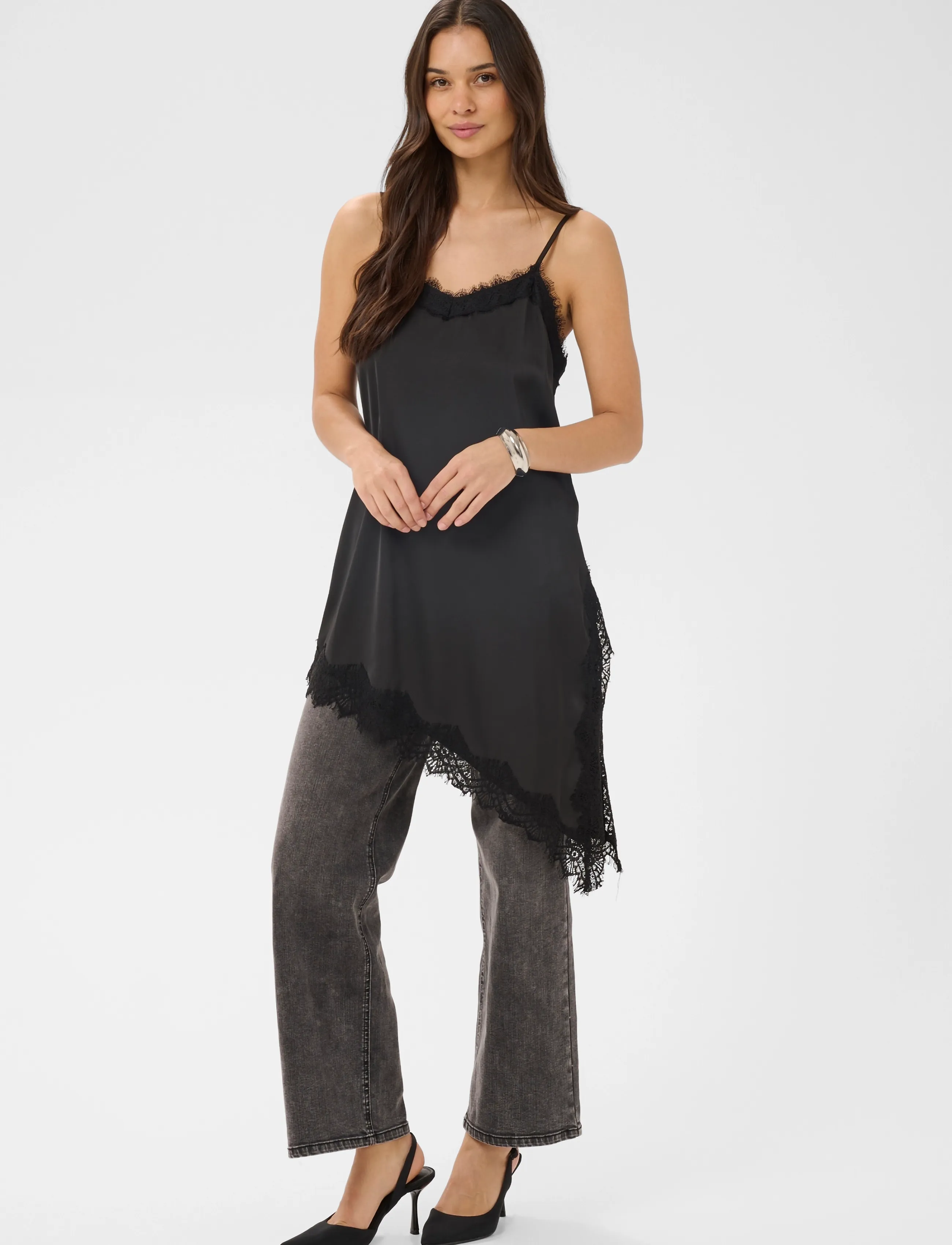 Kaffe - KAmiala Strap Top - black deep - 3