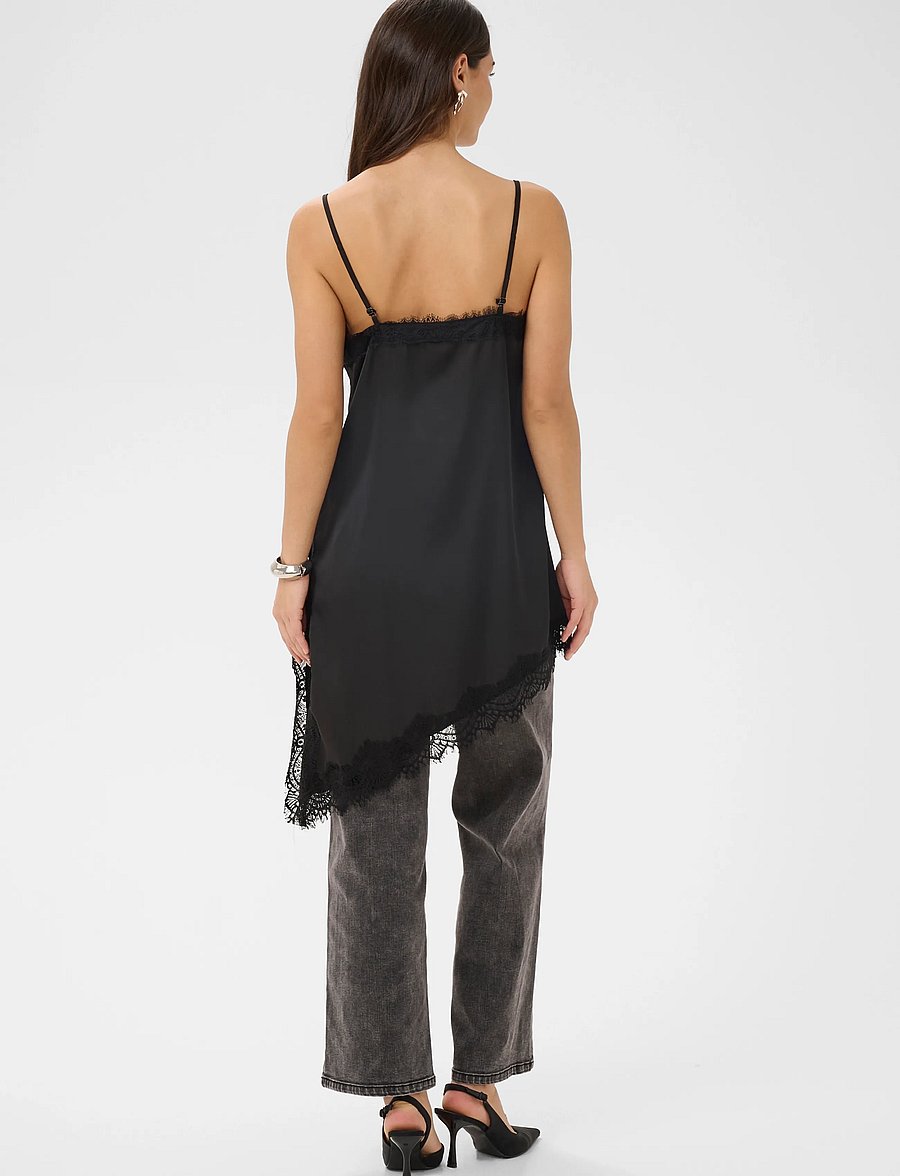 Kaffe - KAmiala Strap Top - Ärmellose tops - black deep - 4