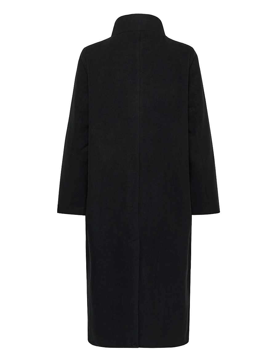 Kaffe - KAfanny Button Coat - winter jackets - black deep - 1