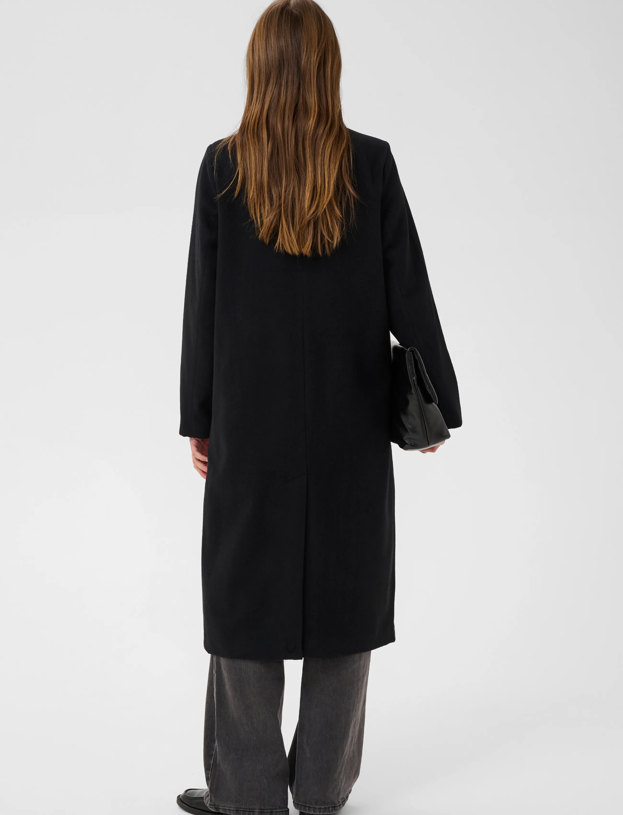 Kaffe - KAfanny Button Coat - winter jackets - black deep - 3