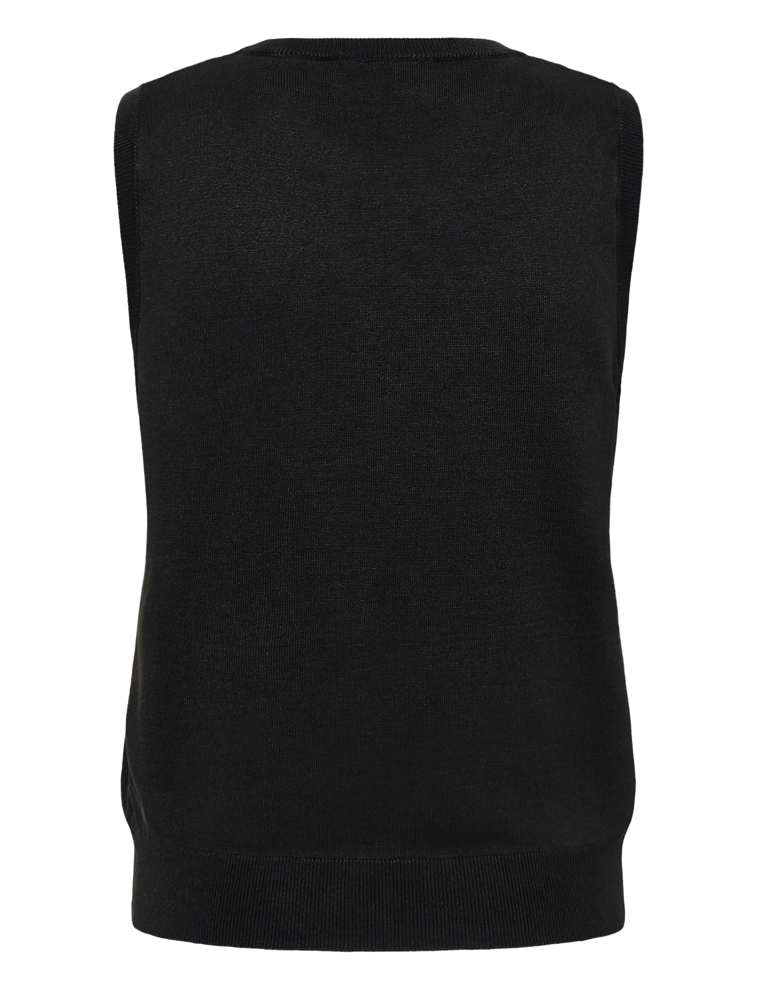 Kaffe - KAlizza Knit Slipover - black deep - 1