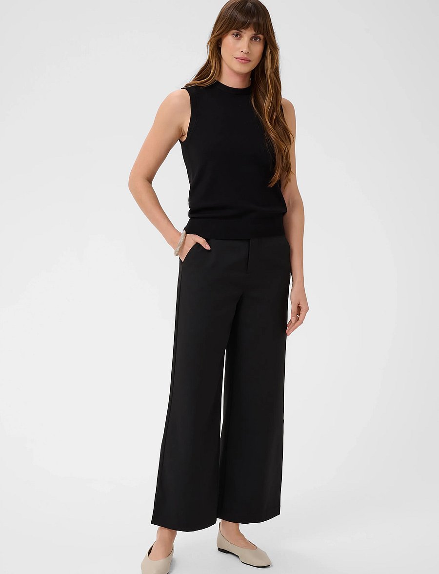 Kaffe - KAlizza Knit Slipover - strickwesten - black deep - 3