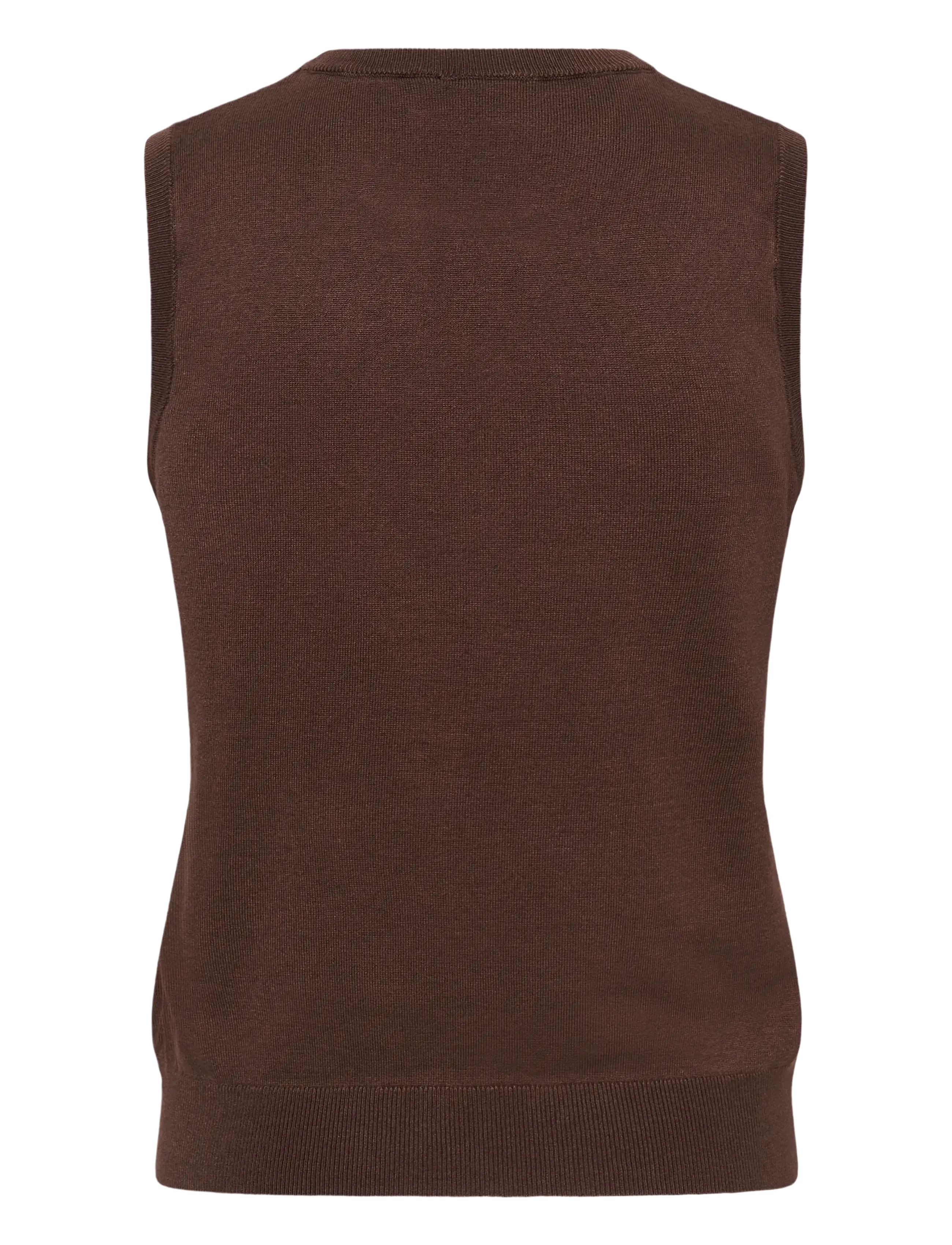 Kaffe - KAlizza Knit Slipover - chocolate brown - 1