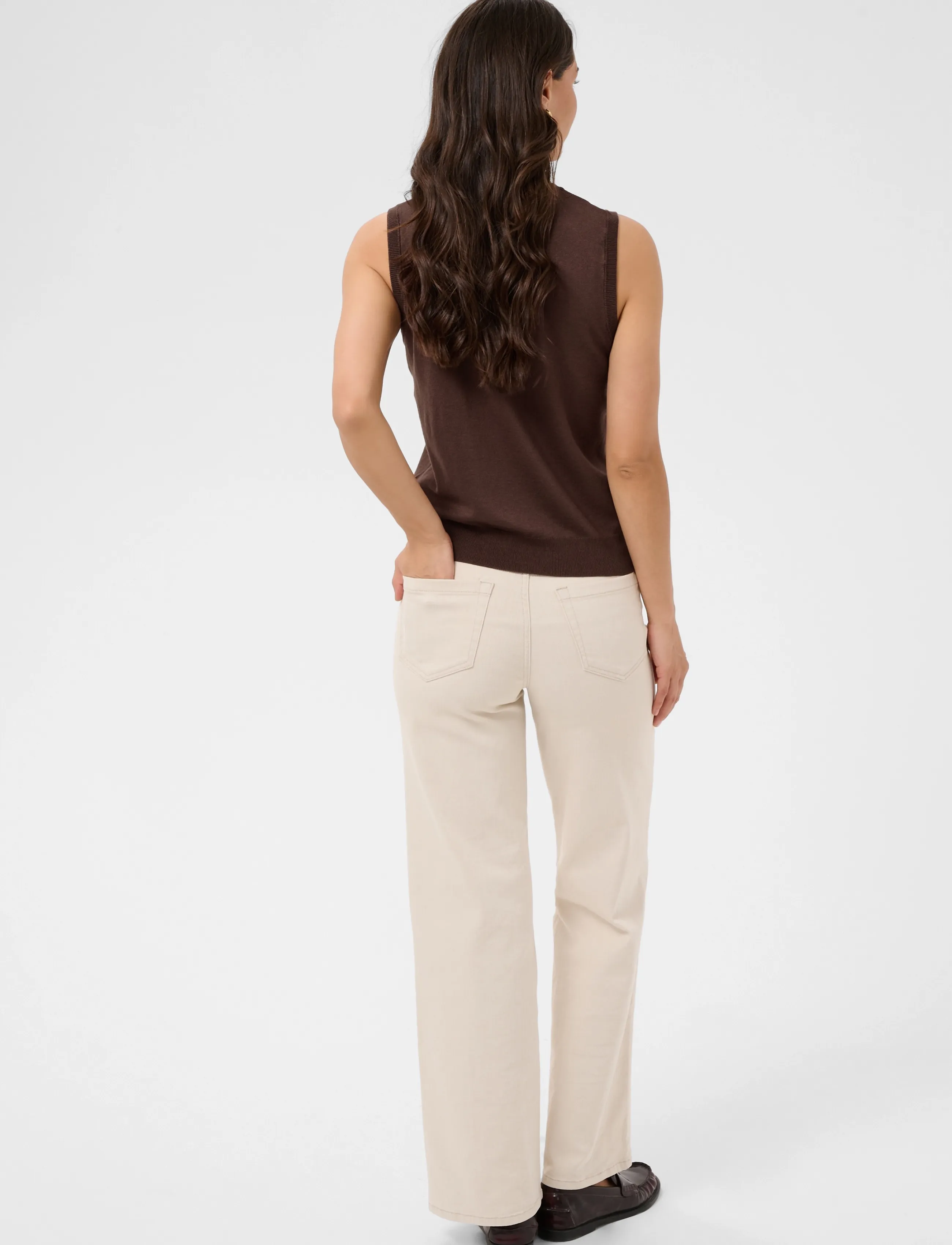 Kaffe - KAlizza Knit Slipover - chocolate brown - 4