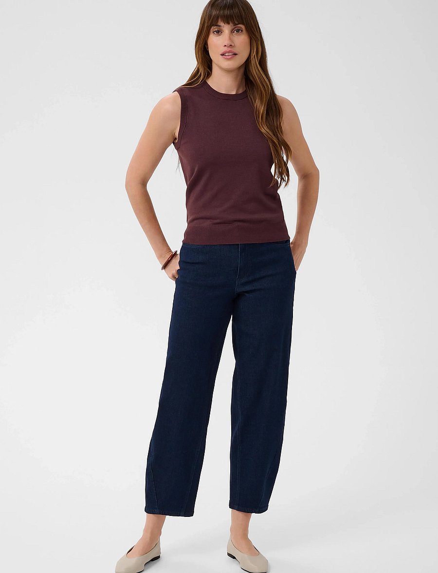 Kaffe - KAlizza Knit Slipover - strickwesten - fudge - 3