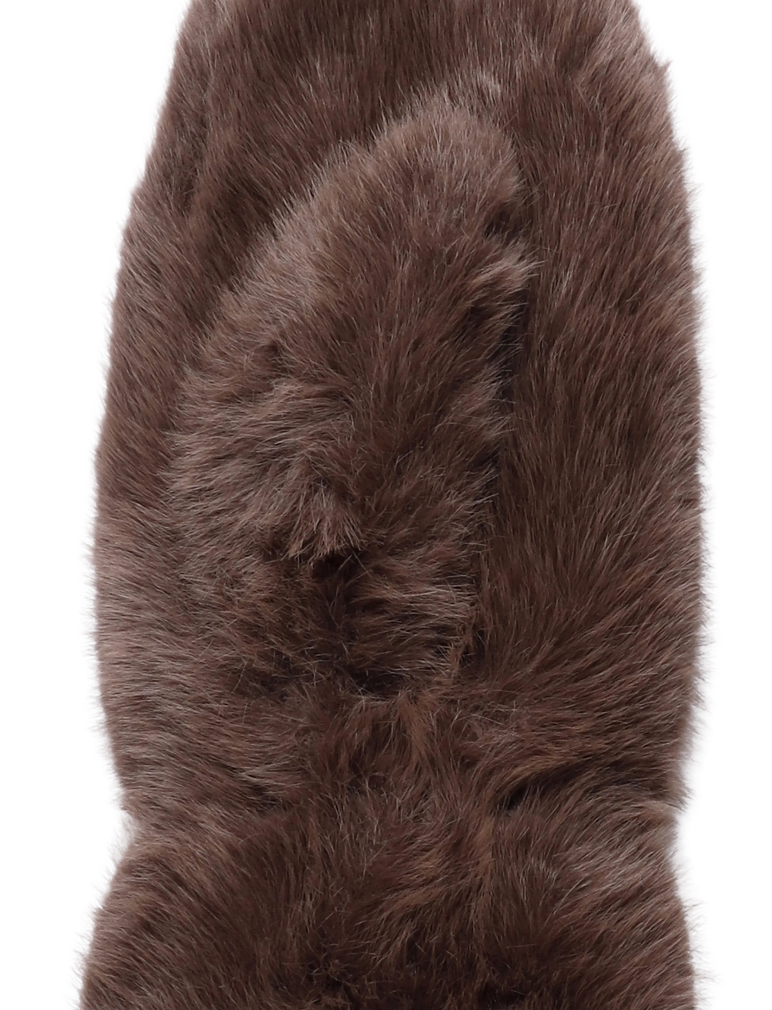Kaffe - KAhazel Faux Fur Mittens - mittens - coffee bean cc - 2