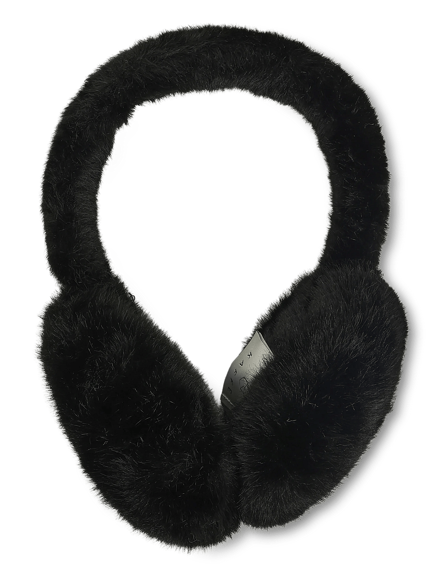 Kaffe - KAhazel Faux Fur Earmuffs - headbands - black deep cc. - 0