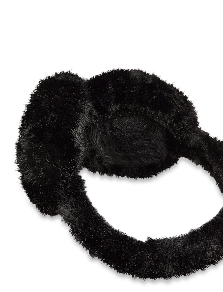 Kaffe - KAhazel Faux Fur Earmuffs - headbands - black deep cc. - 2