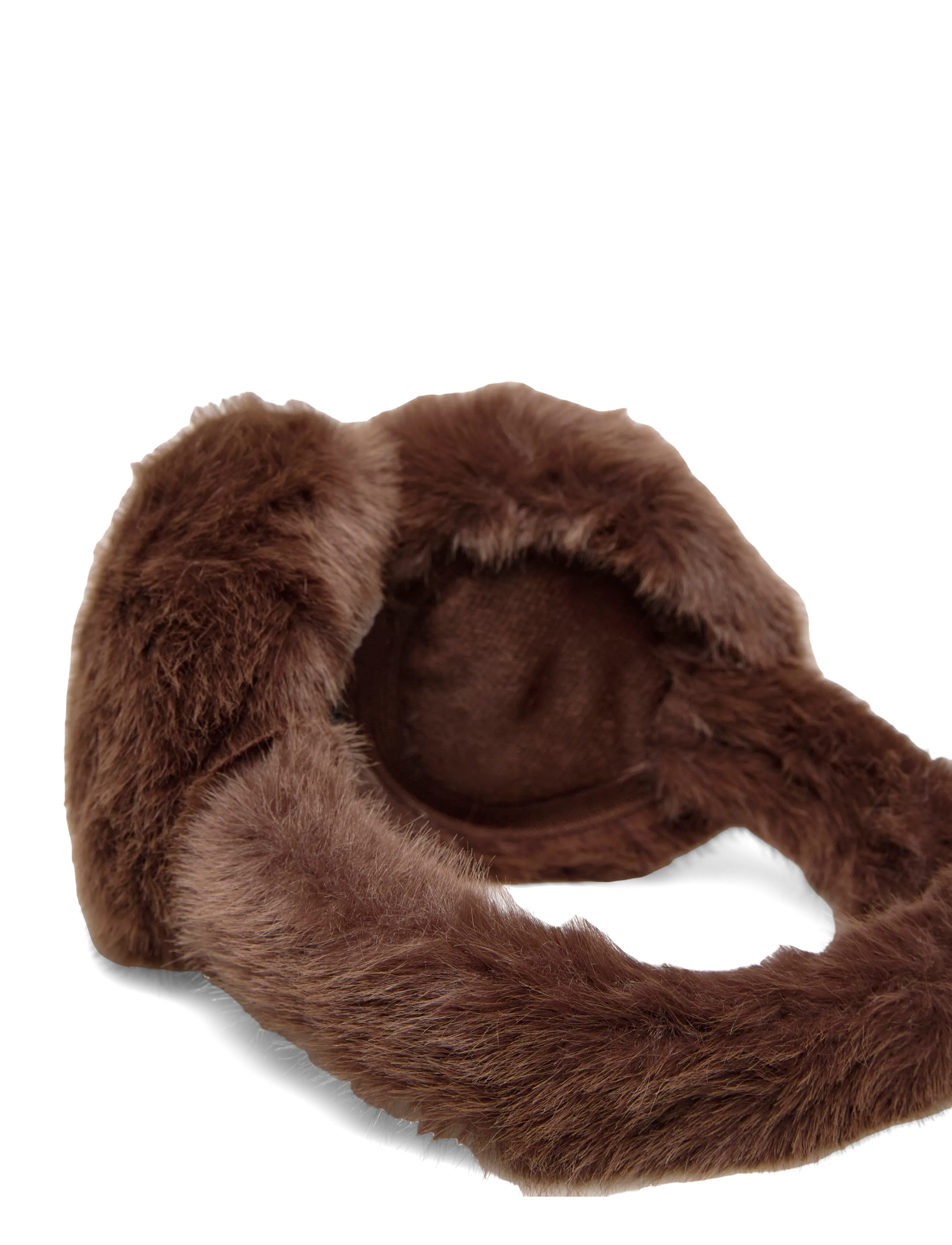 Kaffe - KAhazel Faux Fur Earmuffs - hårbånd - coffee bean cc - 1