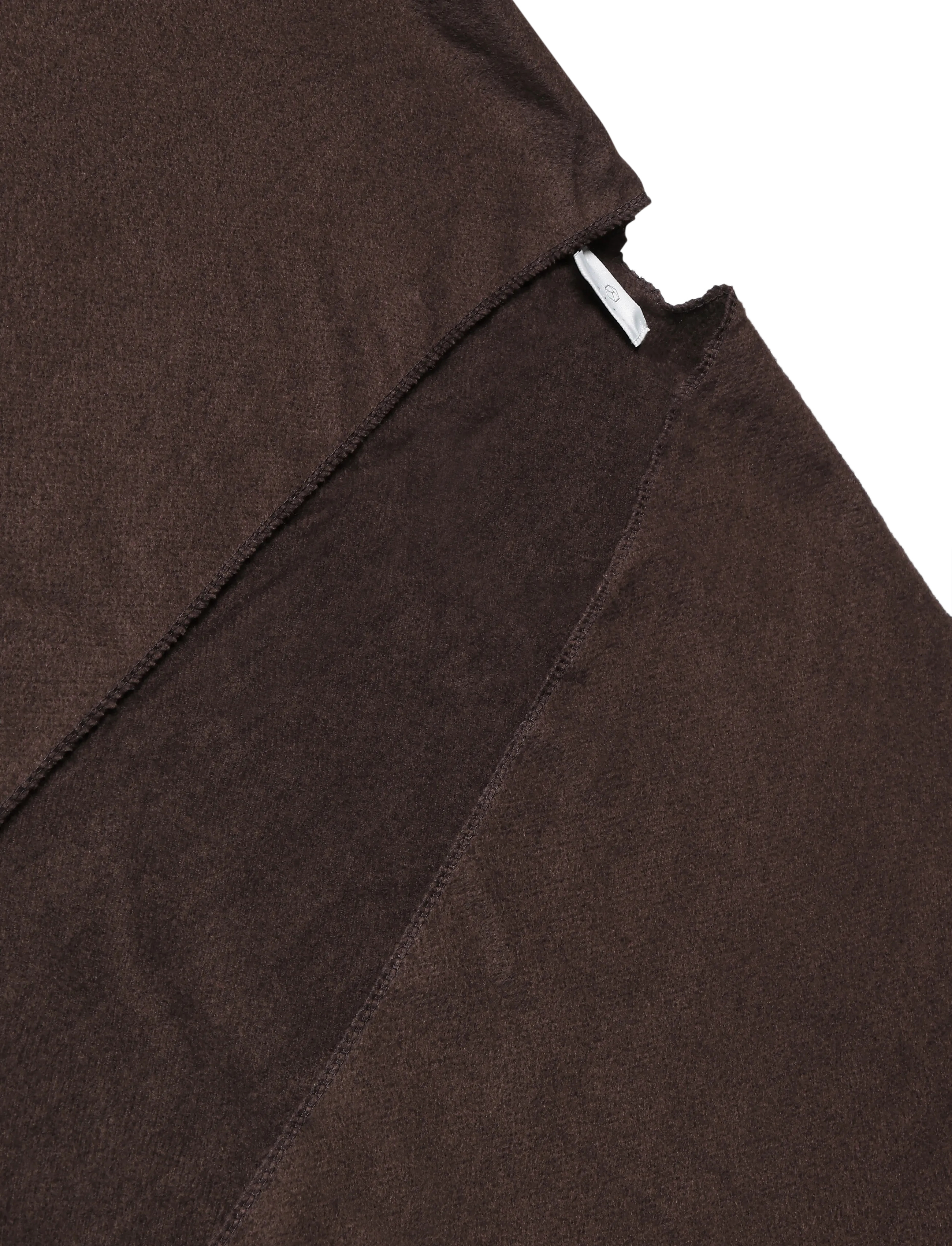 Kaffe - KAgaia Fringe Poncho - coffee bean - 2