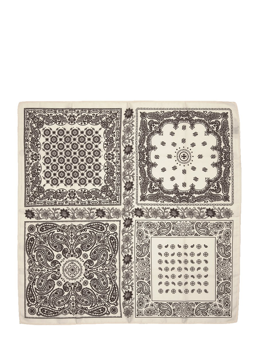 Kaffe - KAdaphne Scarf - tynde tørklæder - chalk/brown aop - 1
