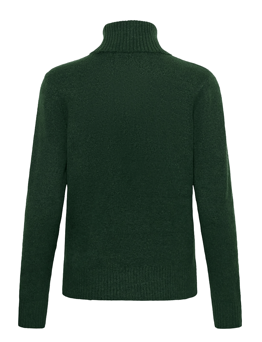 Kaffe - KAiris knit Pullover - rollkragenpullover - sycamore melange - 1