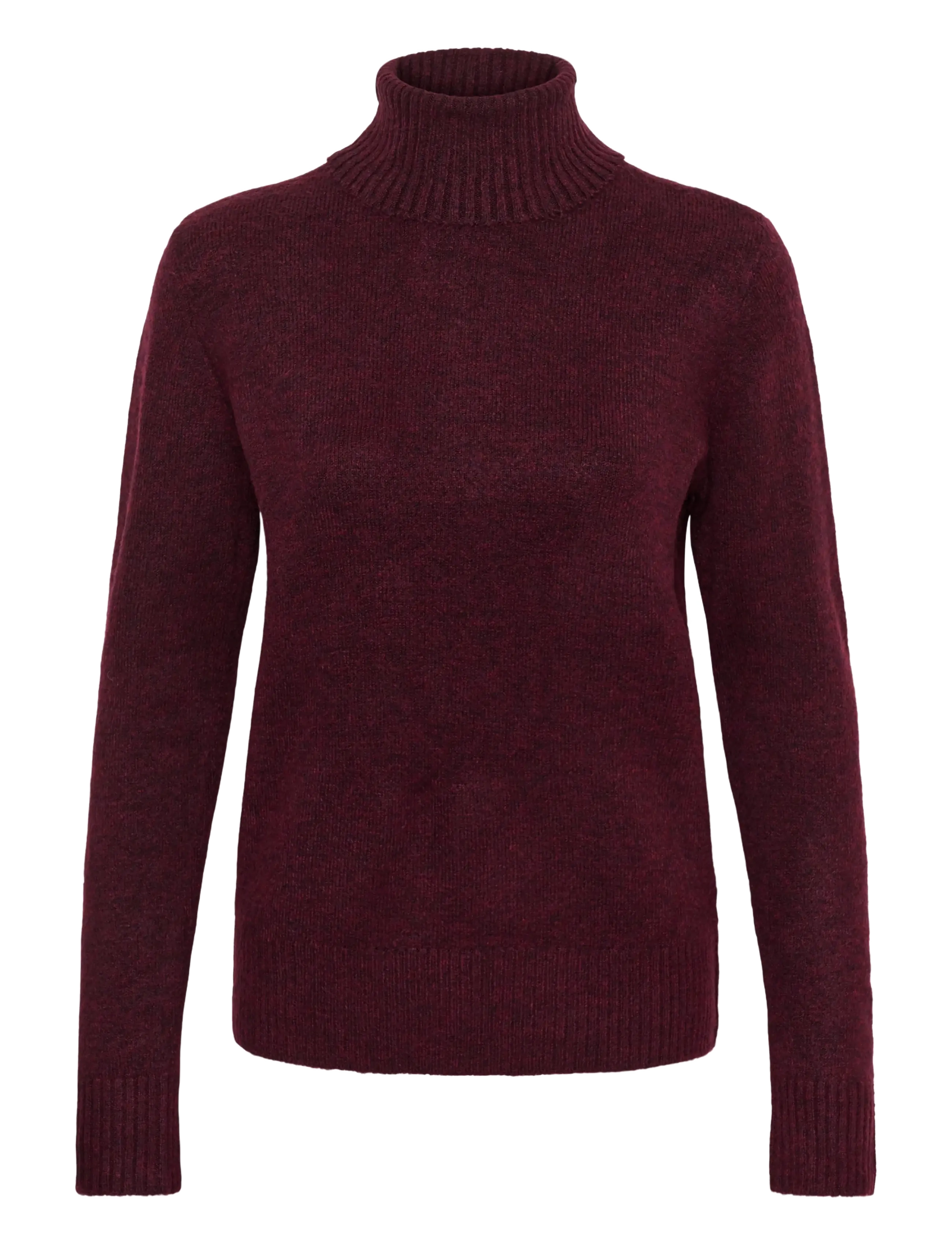 Kaffe KAiris knit Pullover - Kaffe - WINETASTING MELANGE / burgundy