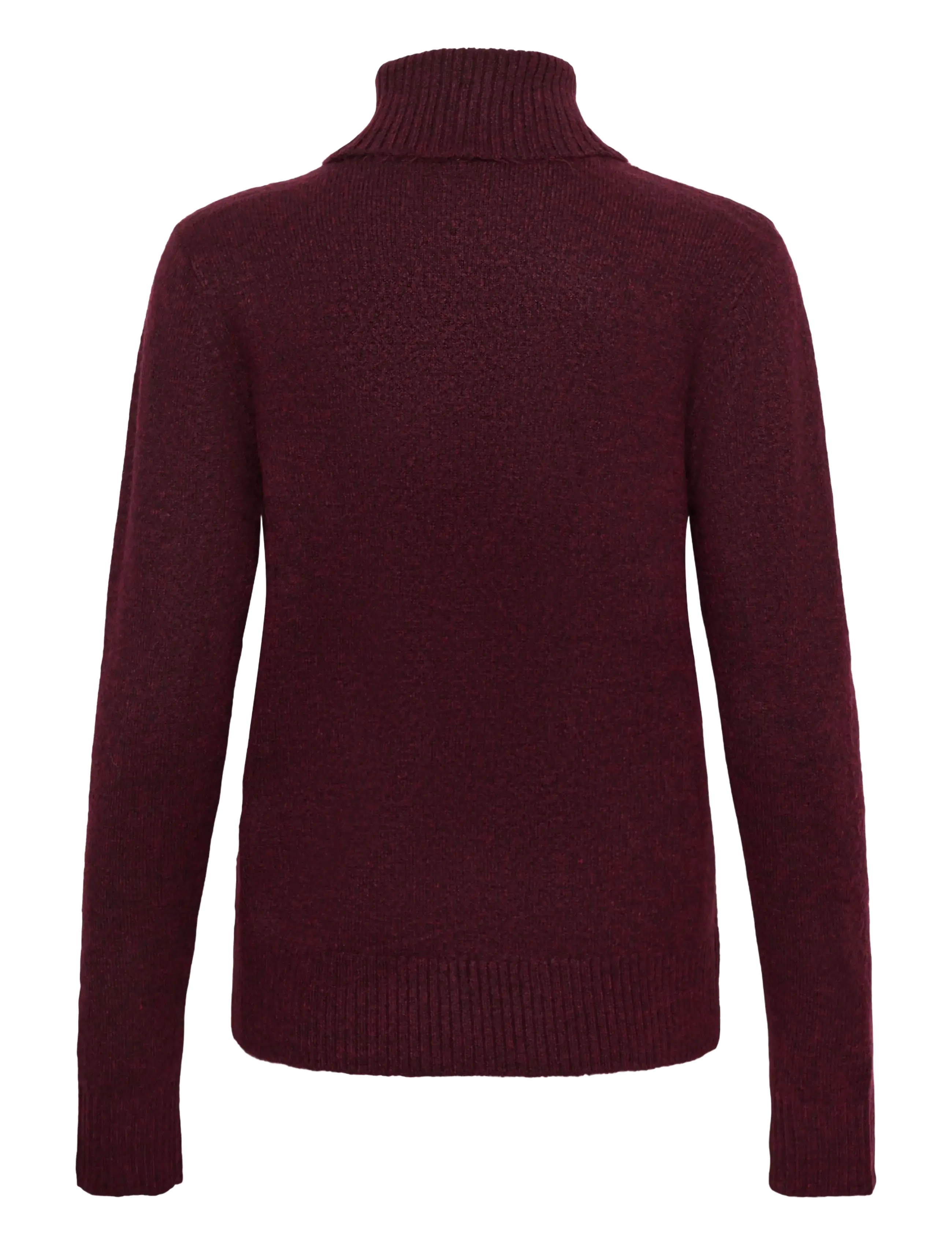 Kaffe - KAiris knit Pullover - rollkragenpullover - winetasting melange - 1
