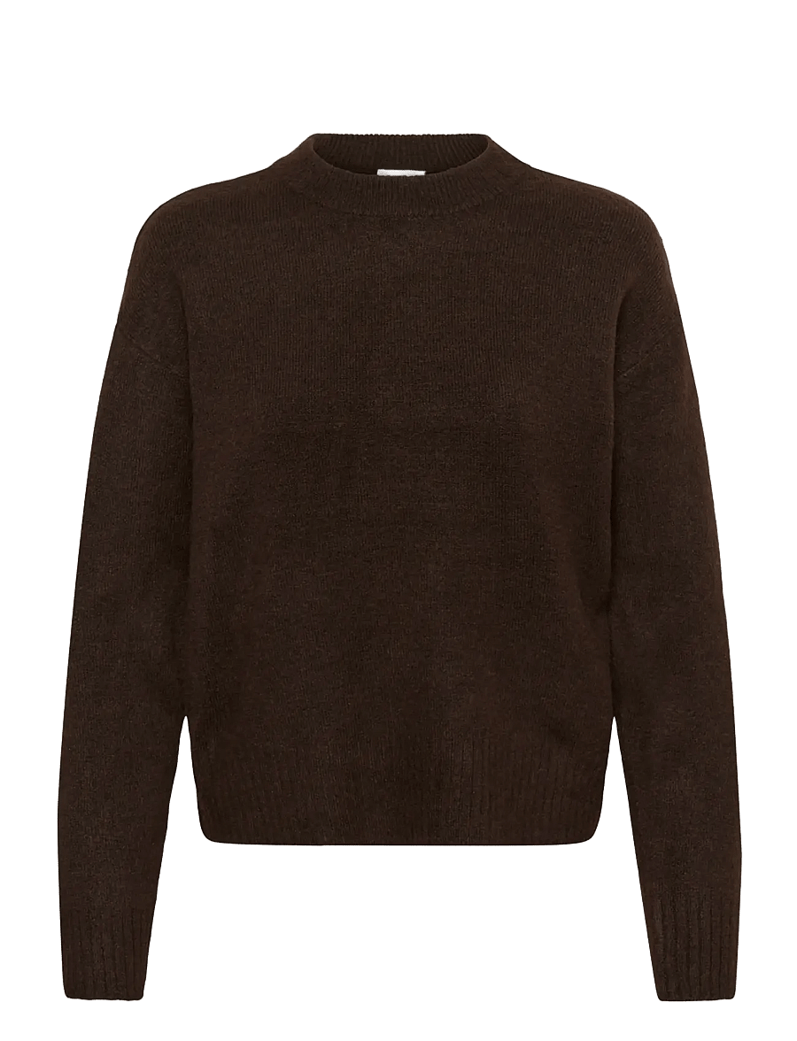 Kaffe - KAiris Knit Pullover - pullover - coffee bean - 0