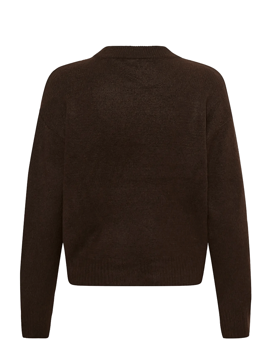 Kaffe - KAiris Knit Pullover - pullover - coffee bean - 1