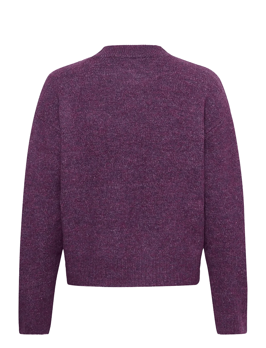 Kaffe - KAiris Knit Pullover - pullover - wineberry - 1