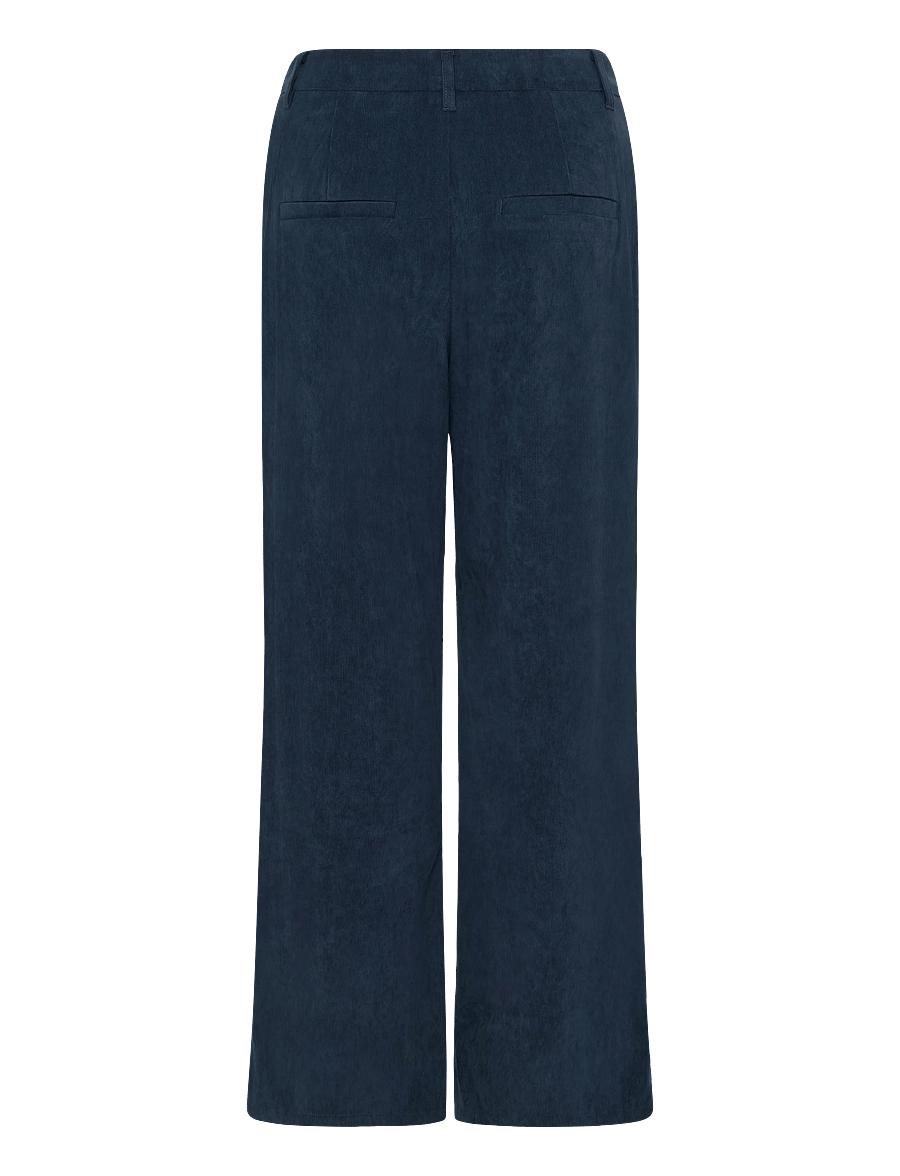 Kaffe - KAsvaja Corduroy Pants - fløjlsbukser - midnight marine cc - 1