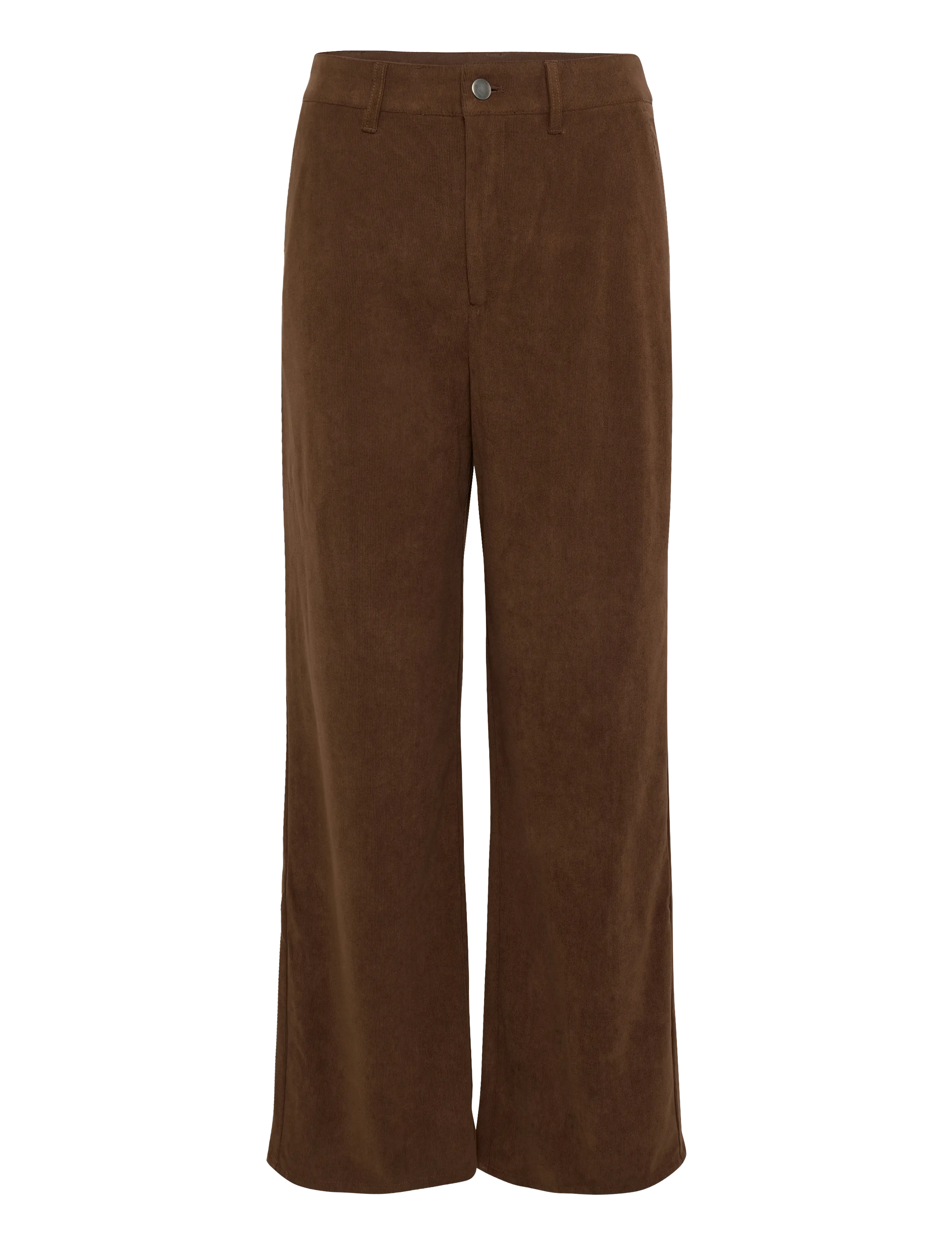 Kaffe KAsvaja Corduroy Pants - Kaffe - PINECONE CC / brown