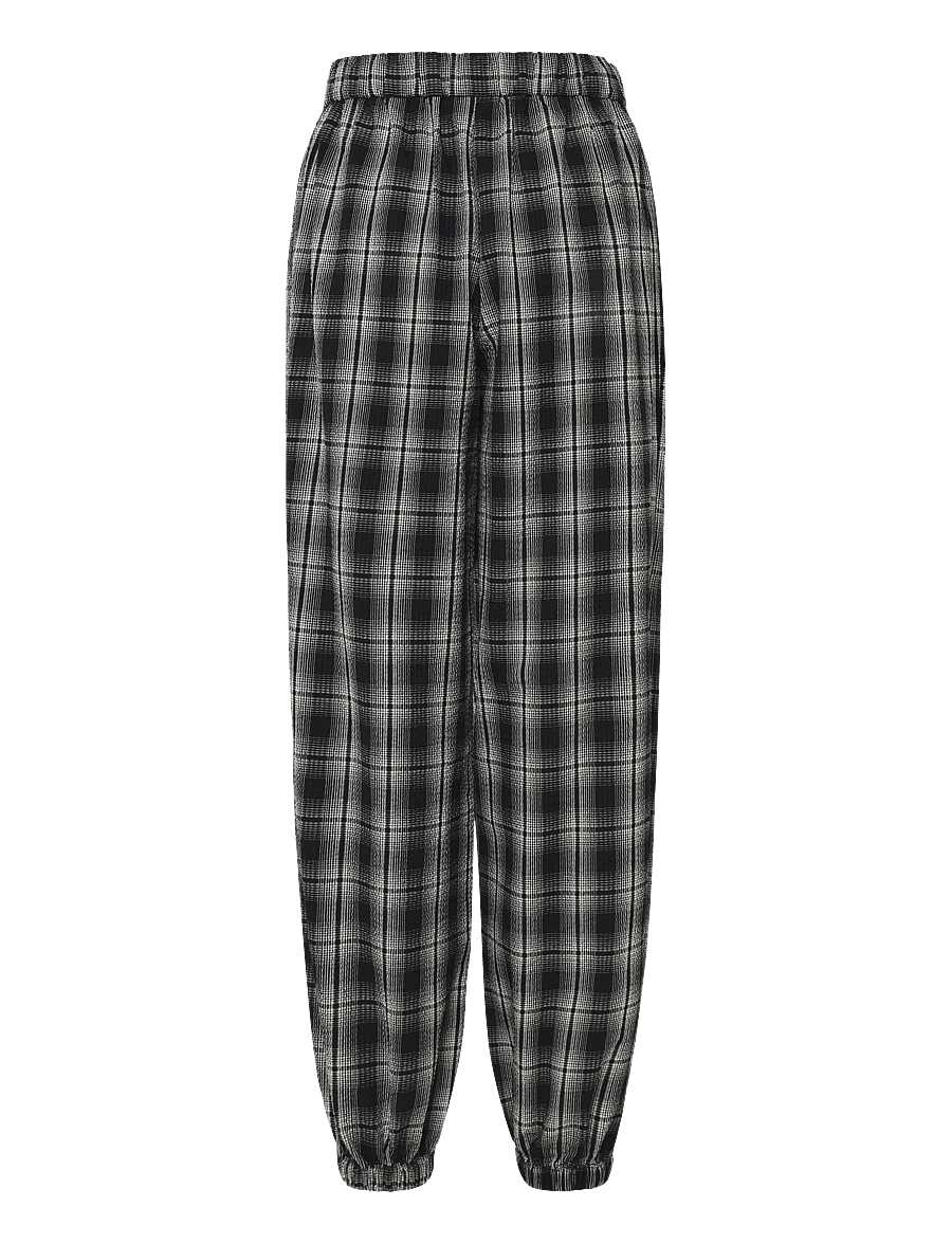 Kaffe - KAulla Pants - hverdags stil - black & white check - 1