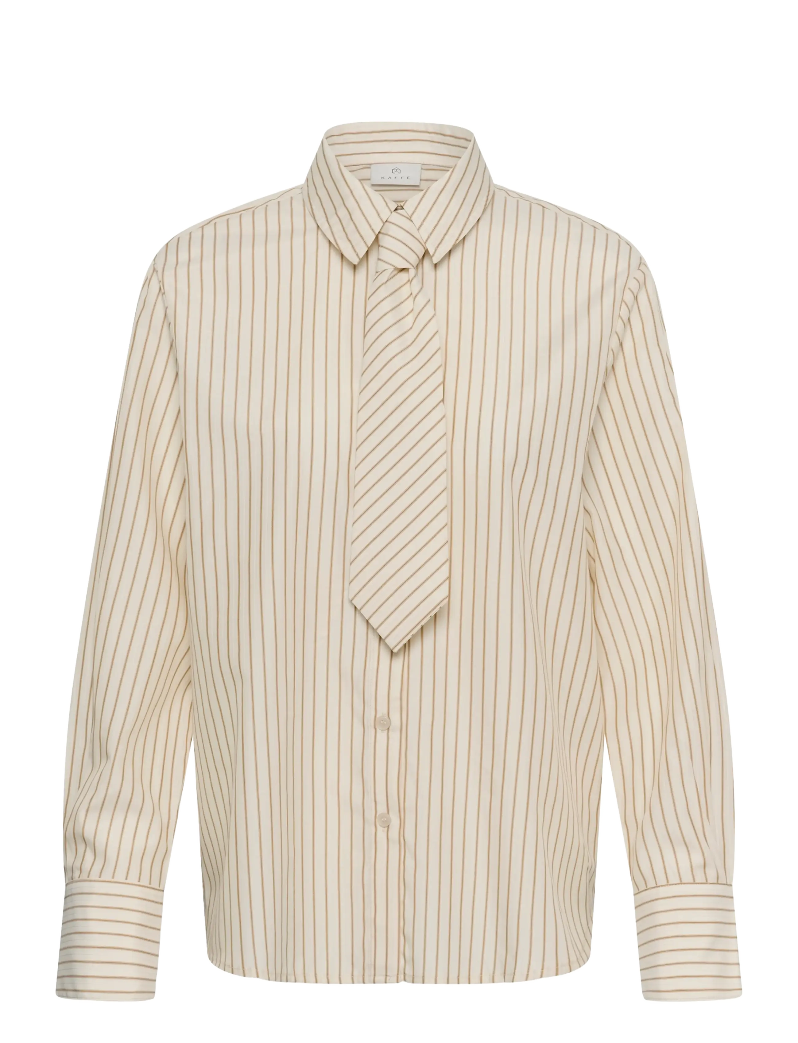 Kaffe Kaliana Shirt, 40, Yellow, Skjorter > Langærmede, Dame