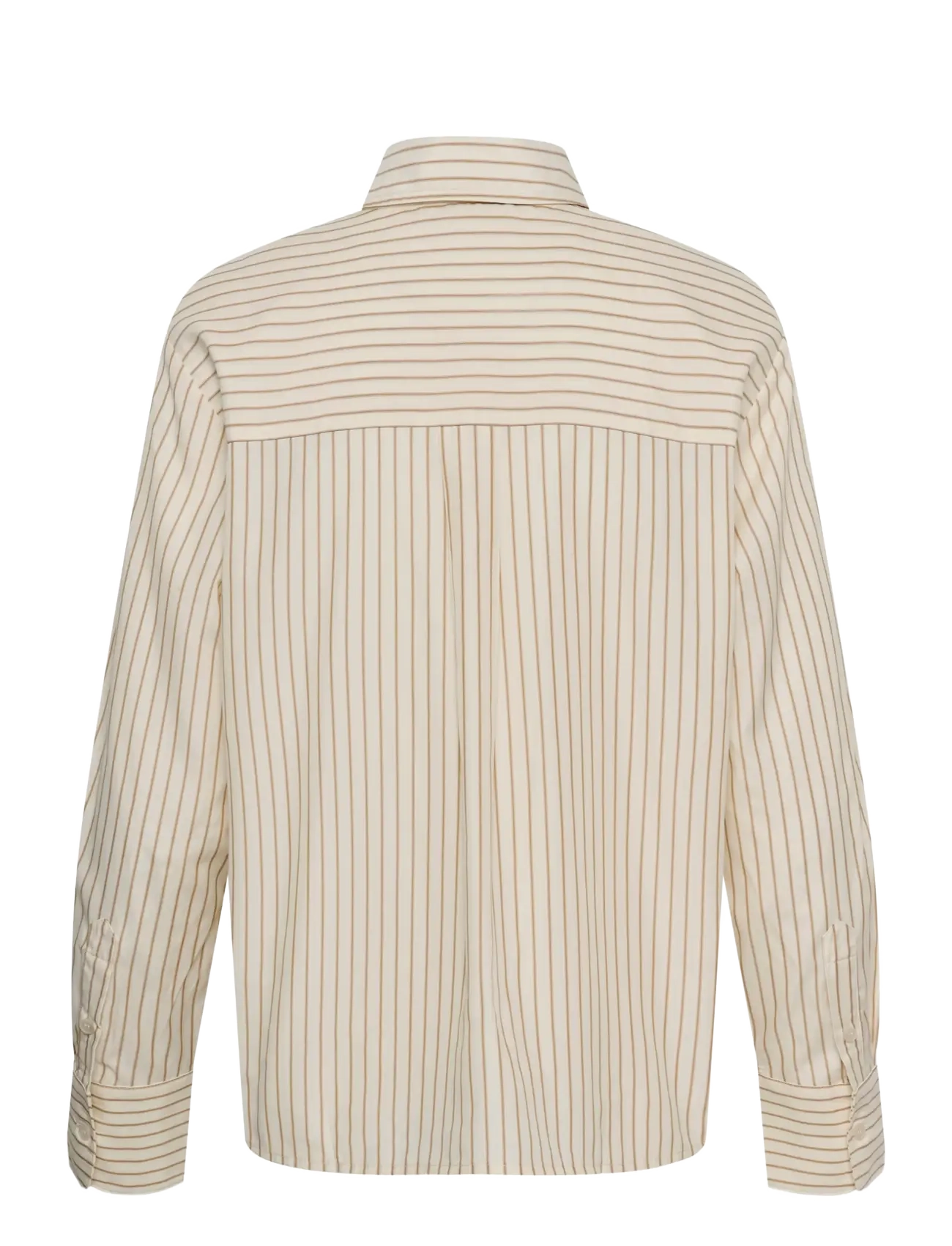 Kaffe - KAliana Shirt - långärmade skjortor - white/caramel stripe - 1