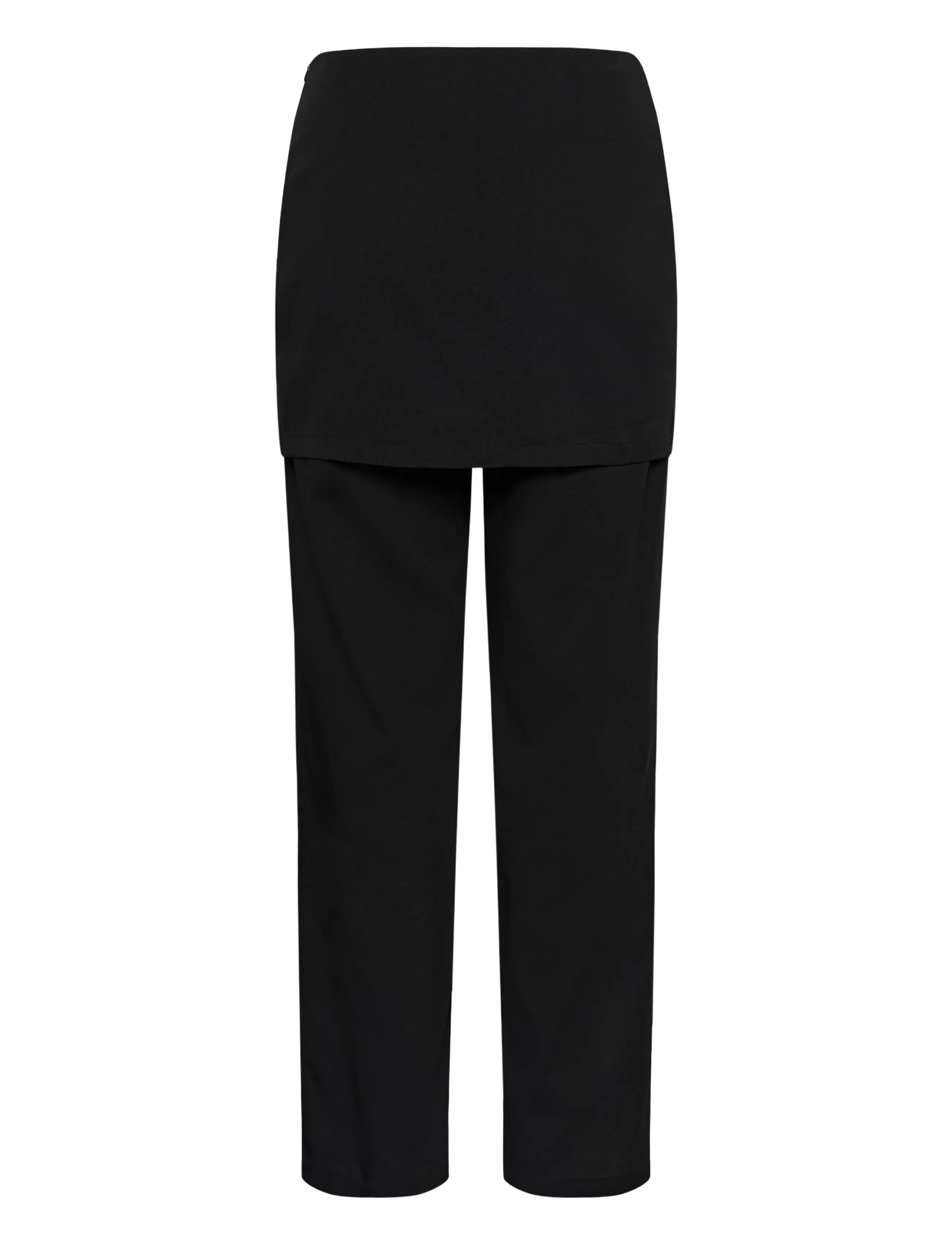 Kaffe - KAjulie Skirt Pants - bukser med lige ben - black deep cc. - 1