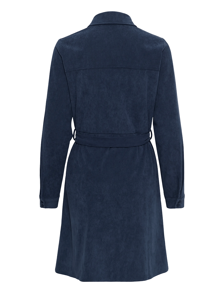 Kaffe - KAsvaja Corduroy Dress - hemdkleider - midnight marine cc - 1