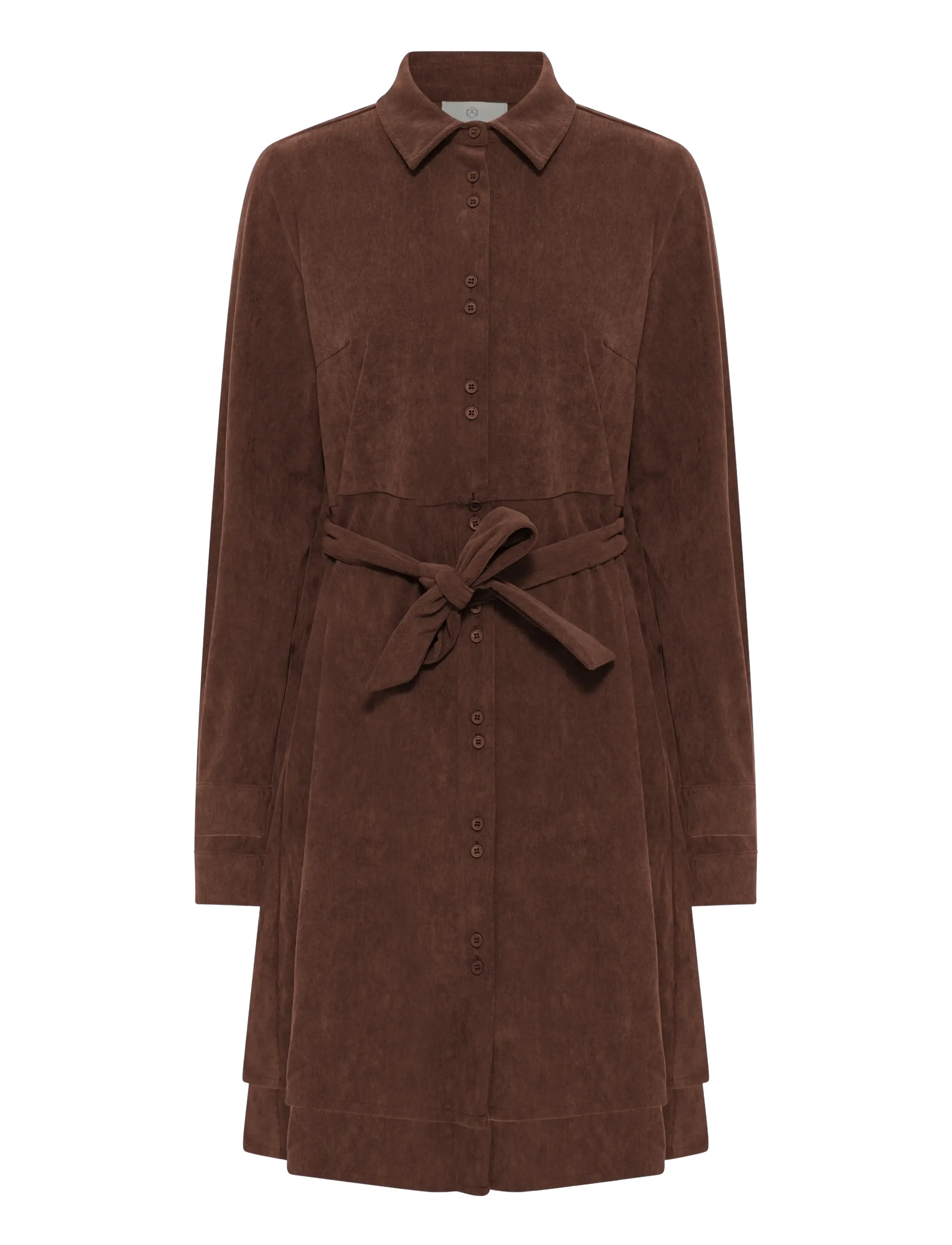 Kaffe KAsvaja Corduroy Dress - Kleider - PINECONE CC / brown