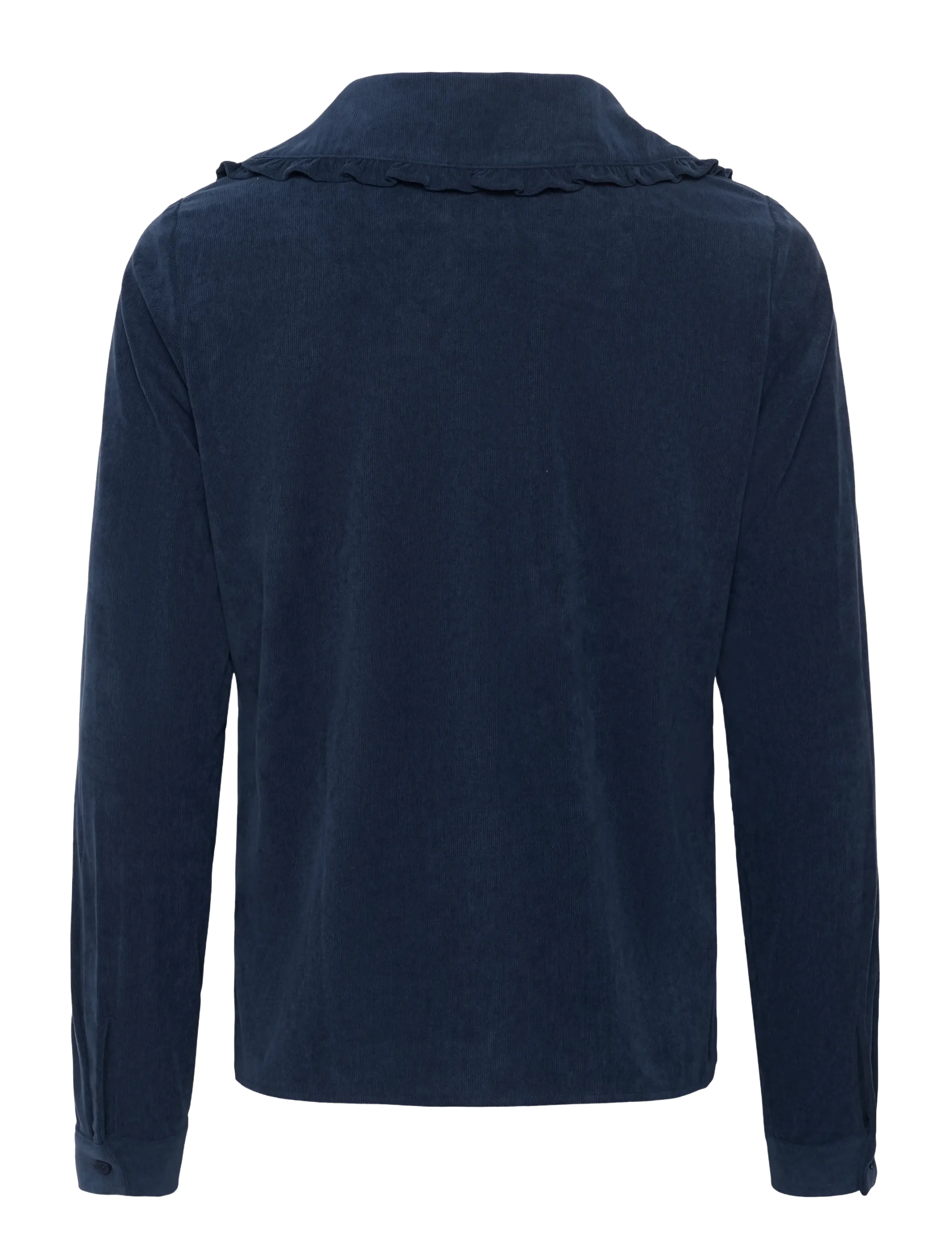 Kaffe - KAsvaja Corduroy Shirt - langärmlige hemden - midnight marine cc - 1