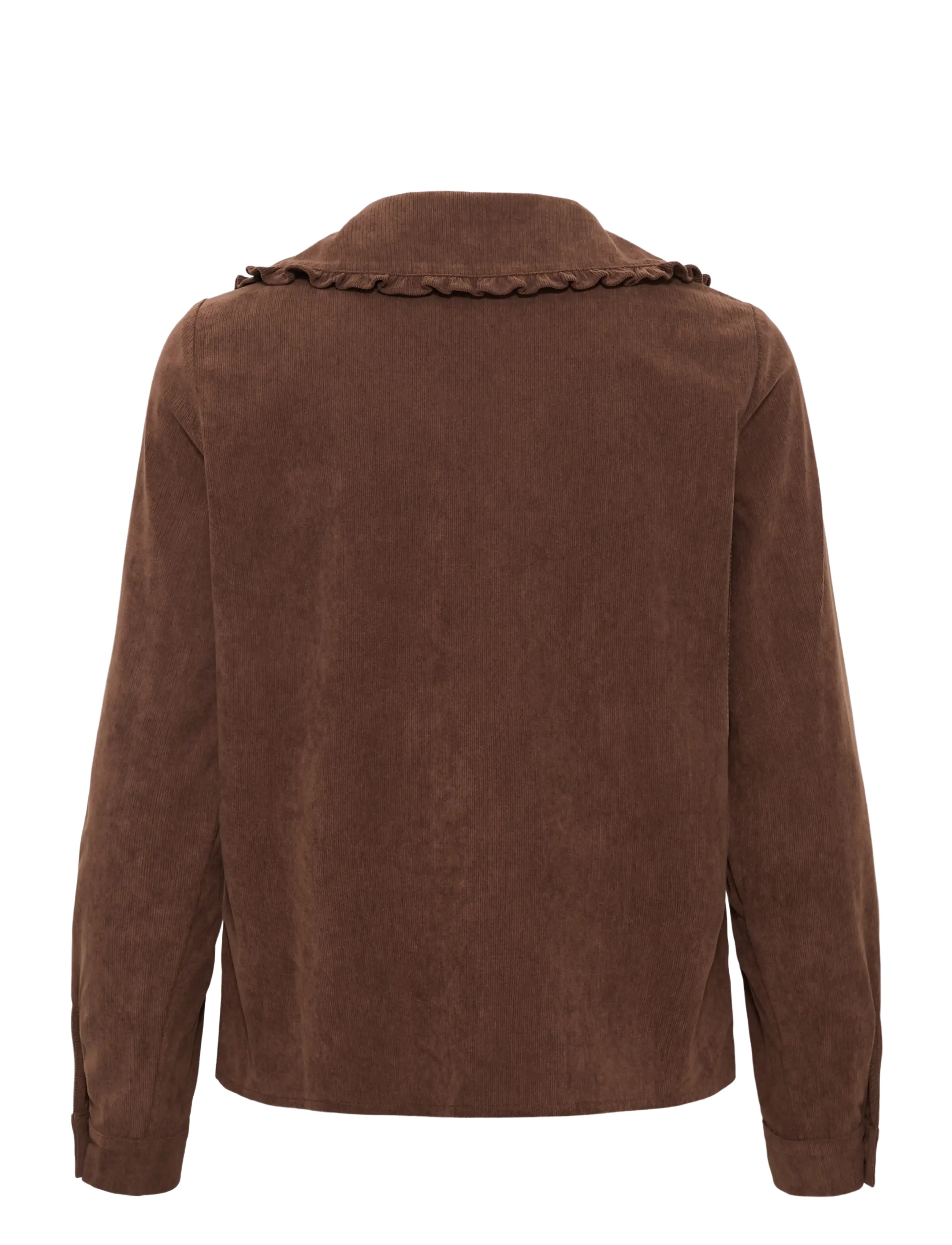 Kaffe - KAsvaja Corduroy Shirt - langärmlige hemden - pinecone cc - 1