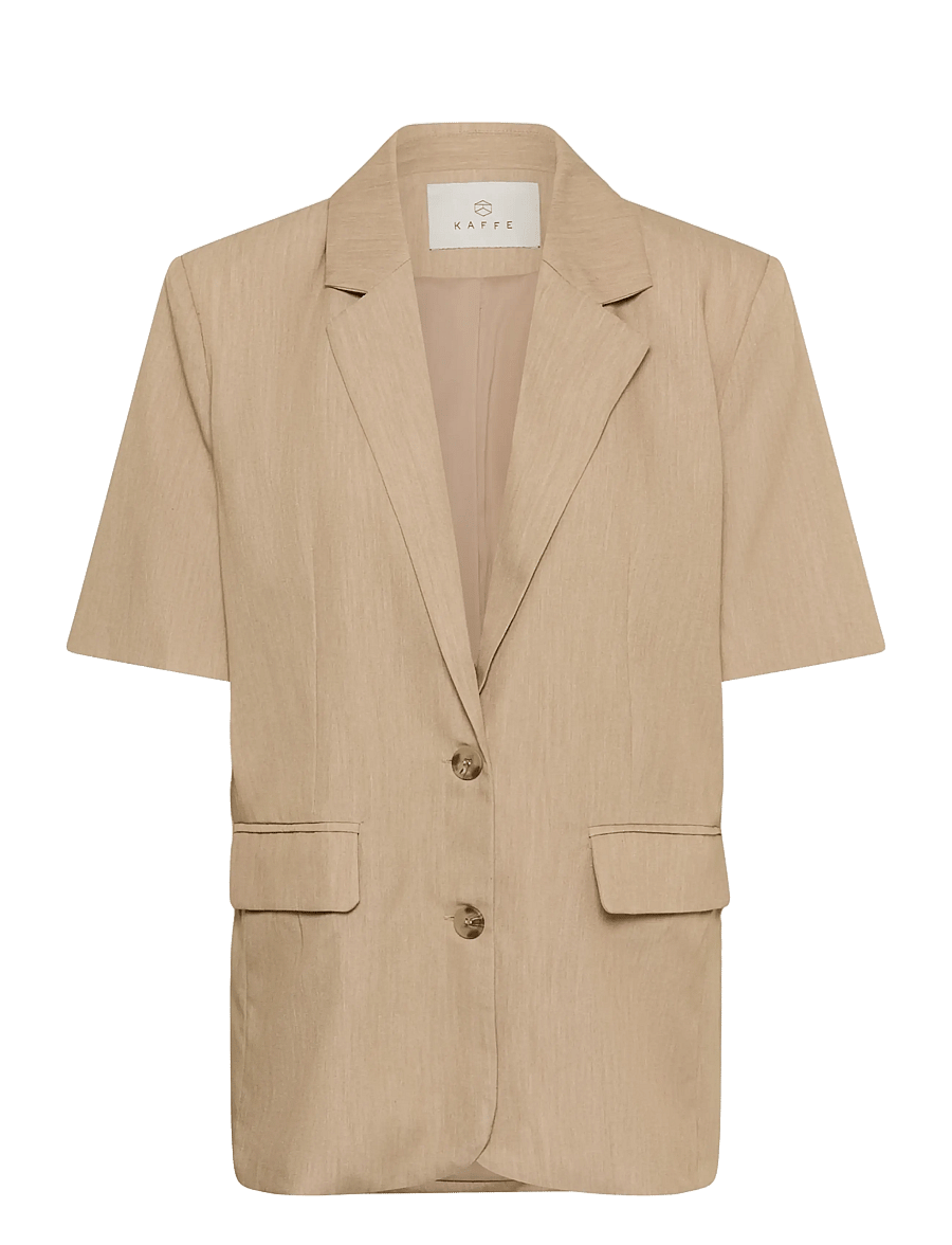 Kaffe - KAjulie Blazer - einreihige blazer - chinchilla melange cc - 0