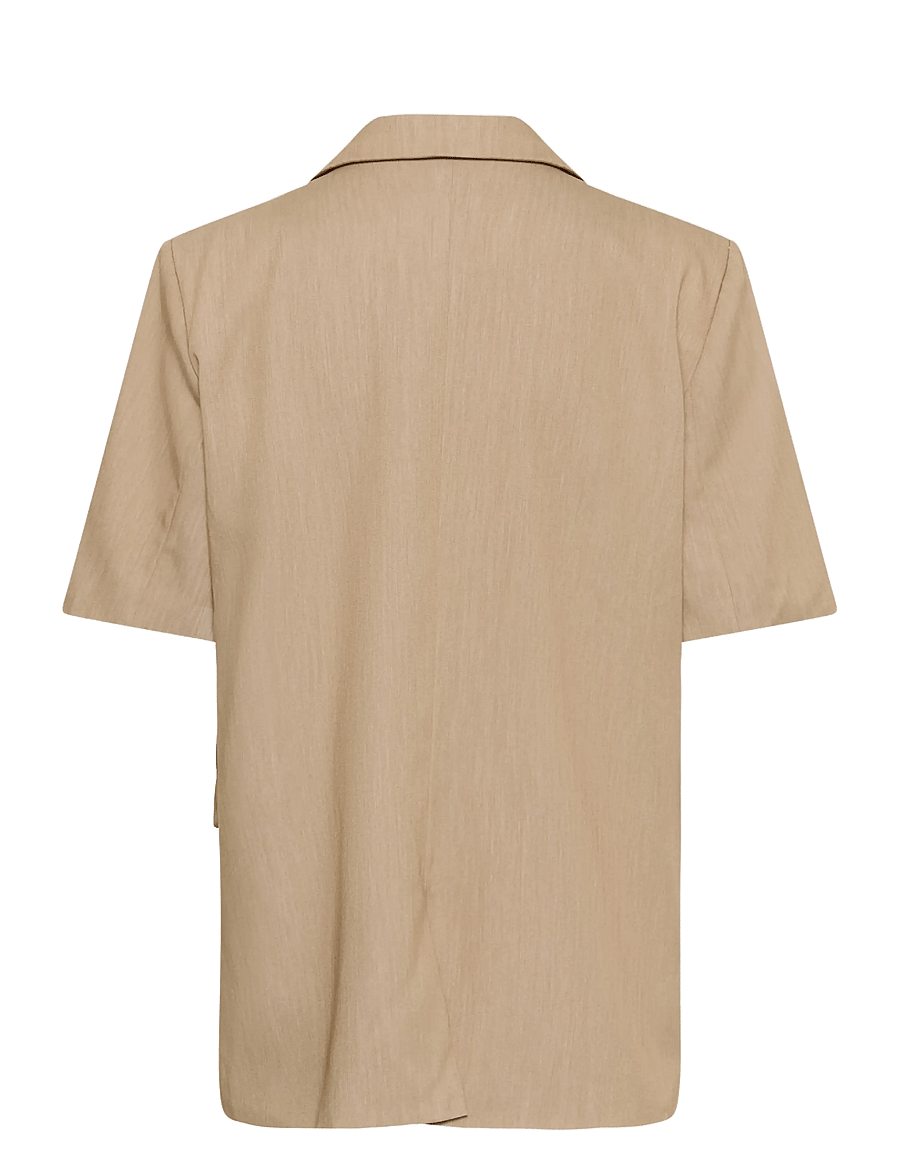 Kaffe - KAjulie Blazer - einreihige blazer - chinchilla melange cc - 1
