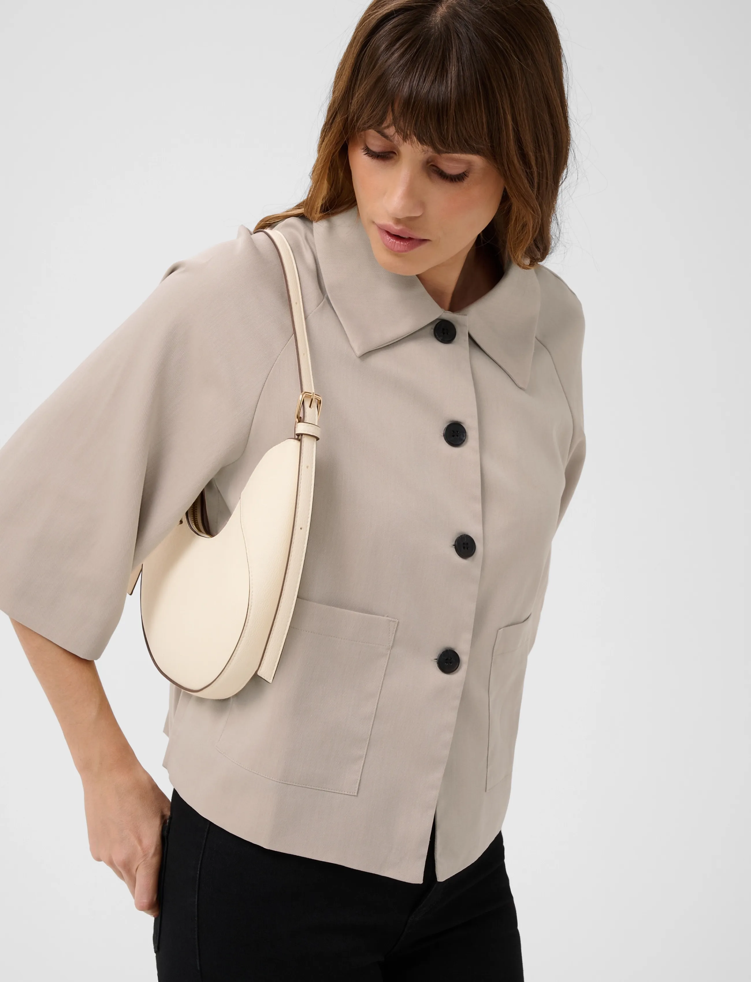 Kaffe - KAjulie Jacket - feather gray melange cc - 4