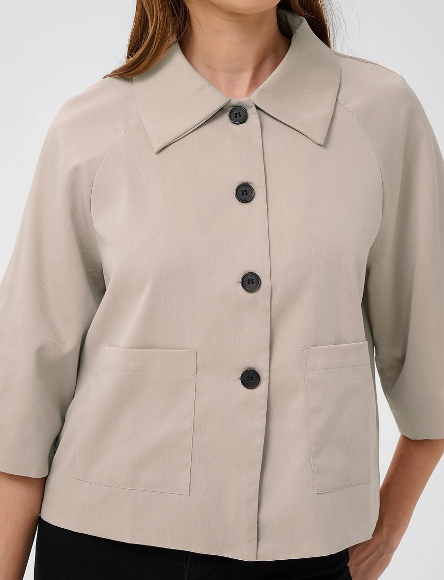 Kaffe - KAjulie Jacket - feather gray melange cc - 5