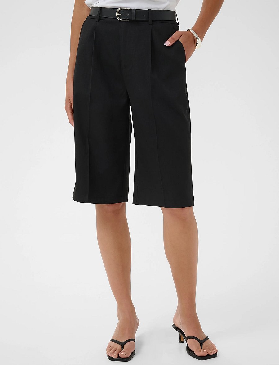 Kaffe - KAjulie Long Shorts - bermudashorts - black deep cc. - 2