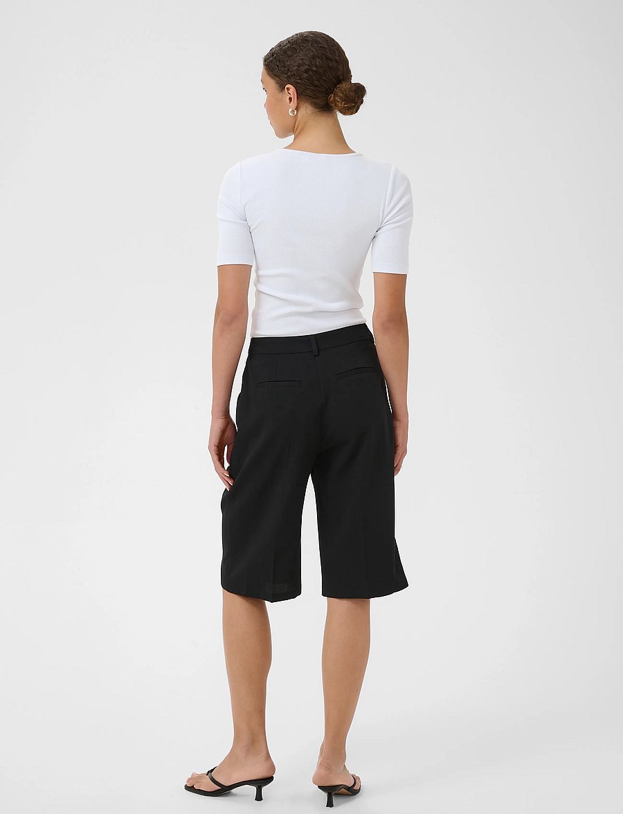 Kaffe - KAjulie Long Shorts - bermudashorts - black deep cc. - 4