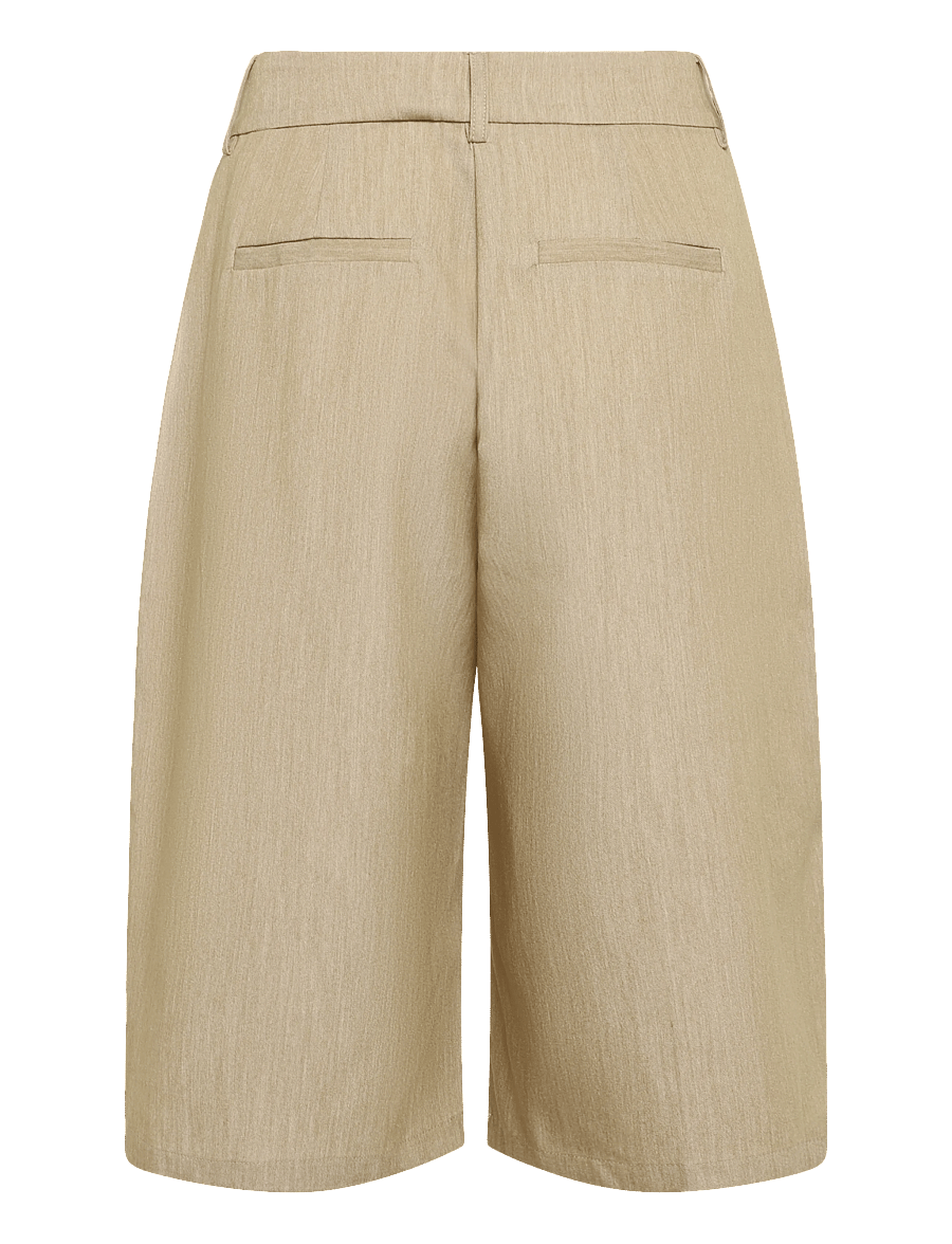 Kaffe - KAjulie Long Shorts - bermudashorts - chinchilla melange cc - 1