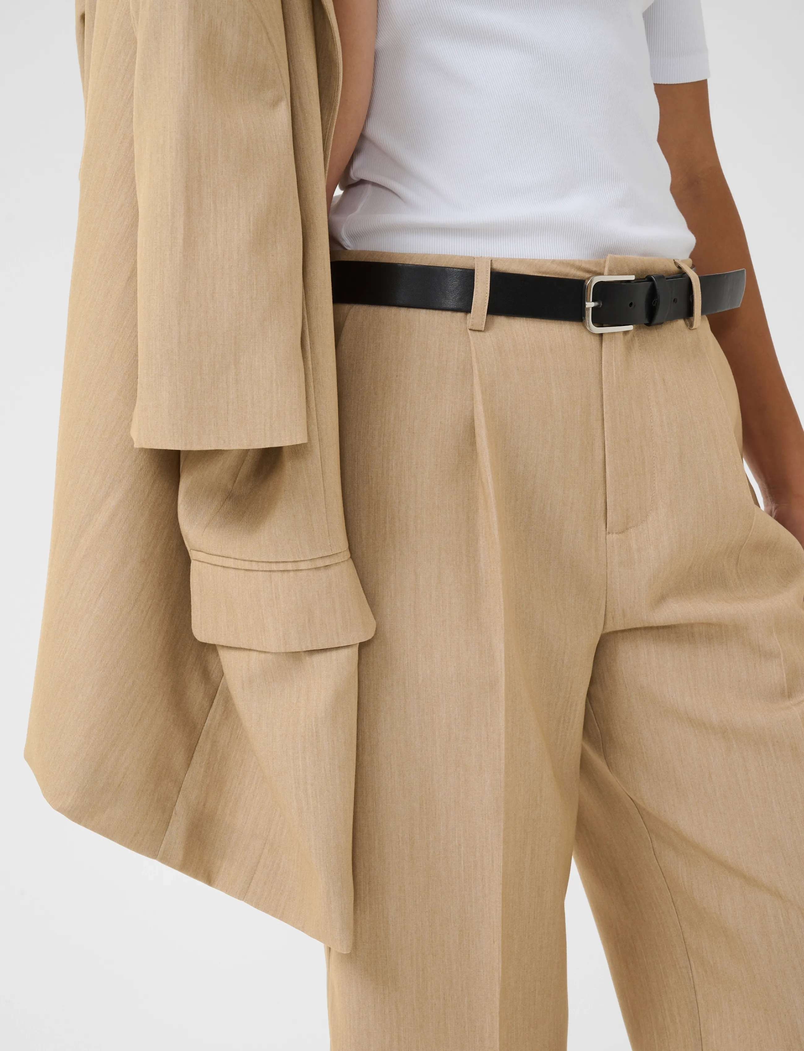 Kaffe - KAjulie Long Shorts - bermudas - chinchilla melange cc - 5
