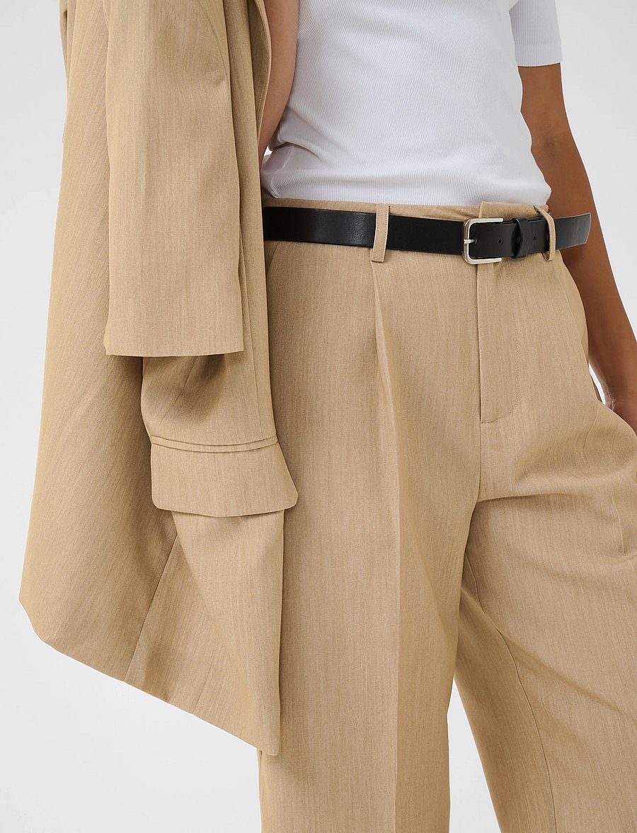 Kaffe - KAjulie Long Shorts - bermudas - chinchilla melange cc - 5