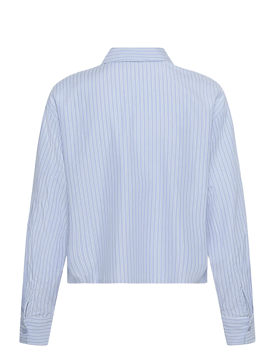 Kaffe - KArosalie Shirt - pikkade varrukatega särgid - cashmere blue/white stripe - 1