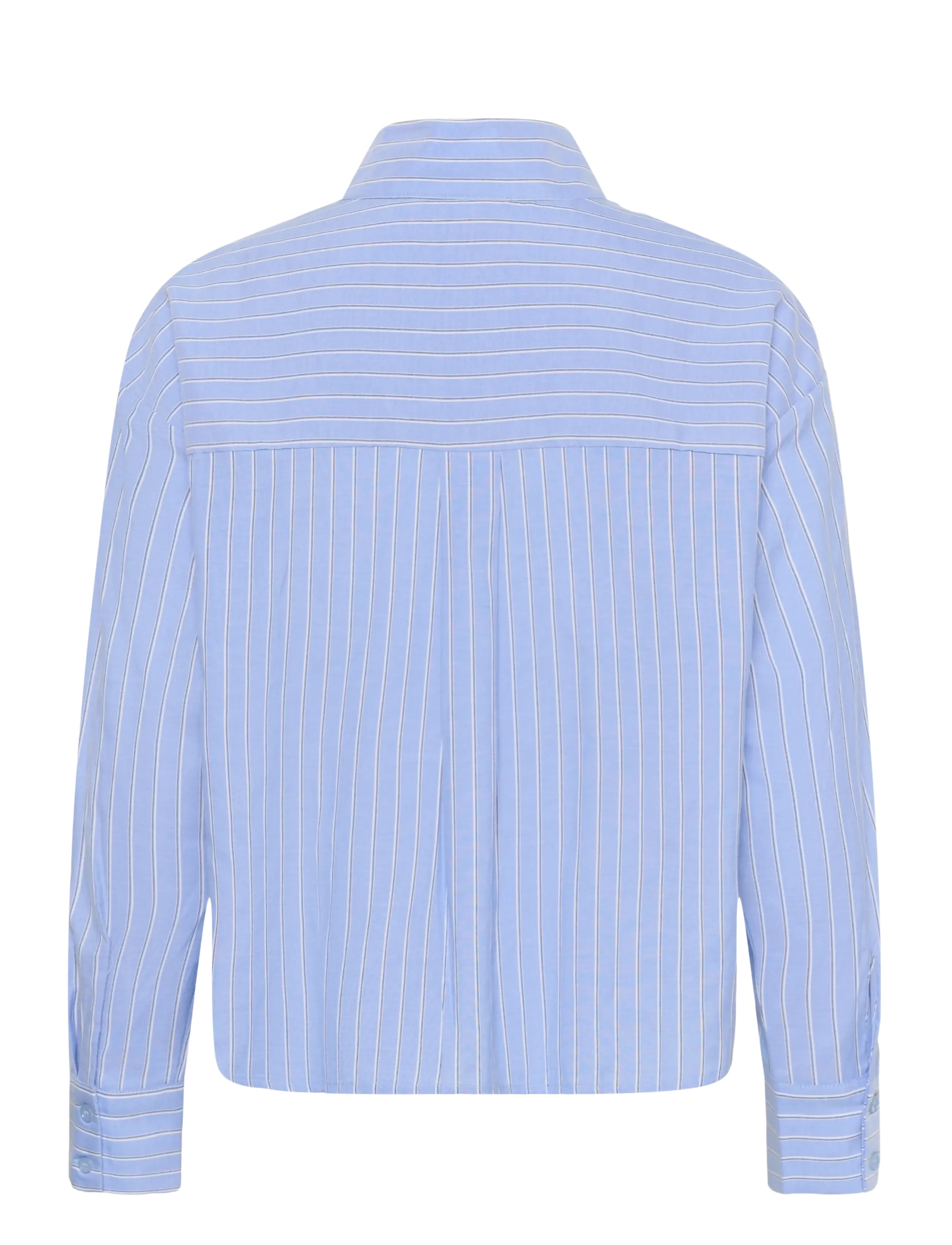 Kaffe - KAamabel Funnel Neck Shirt - blue/white/navy stripes - 1