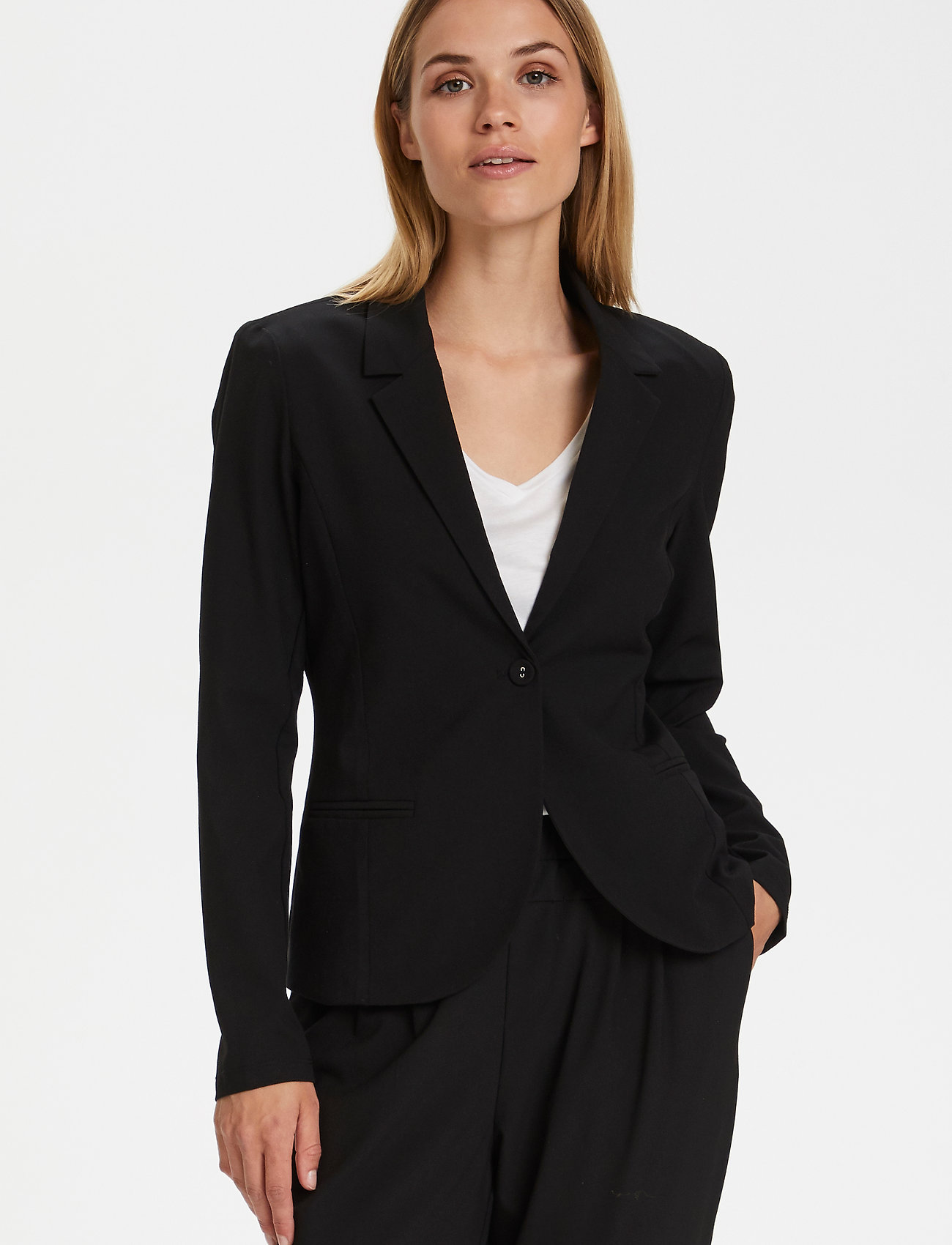 Kaffe - Jillian Blazer - einreihige blazer - black deep - 5