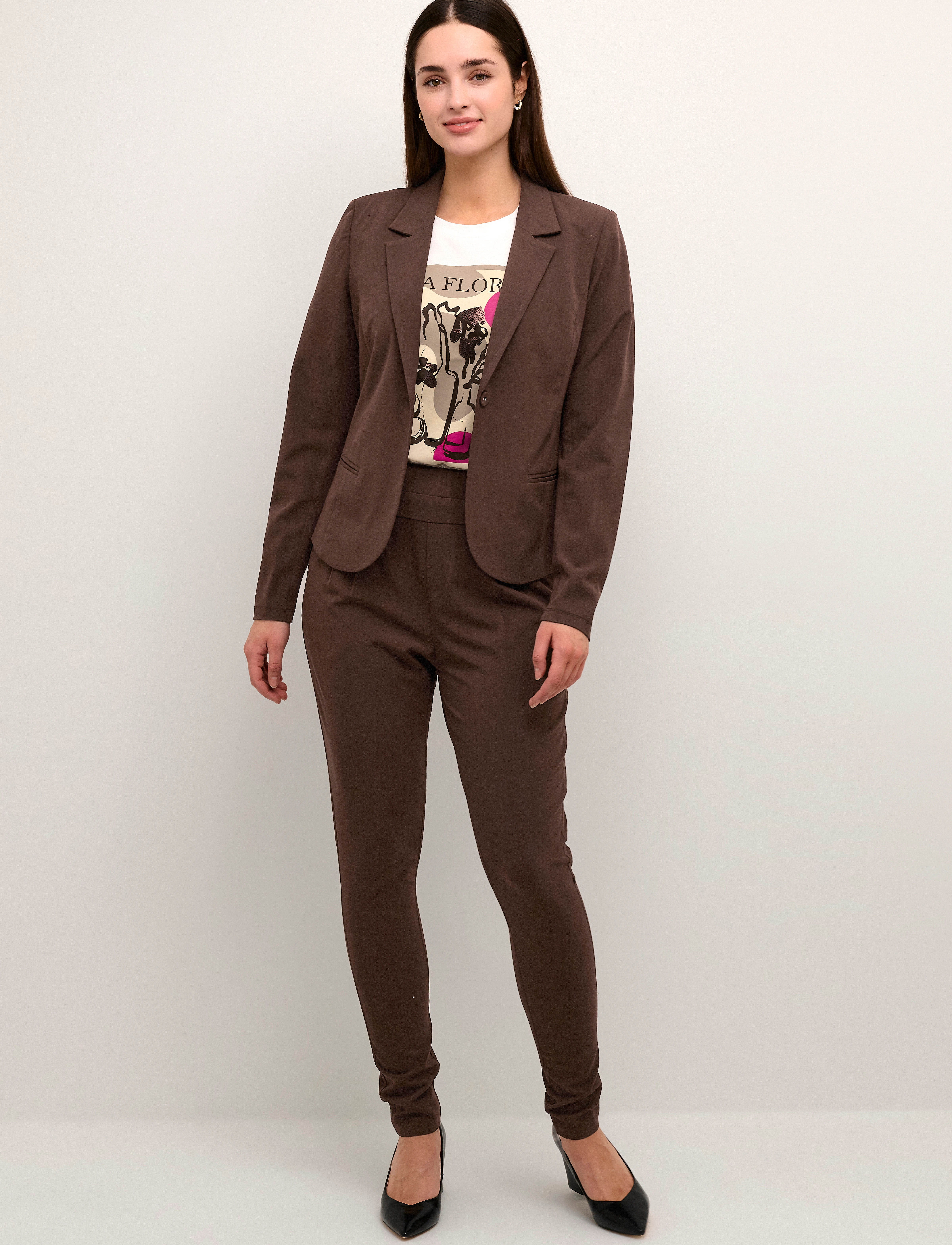Kaffe - Jillian Blazer - festkläder till outletpriser - java - 3