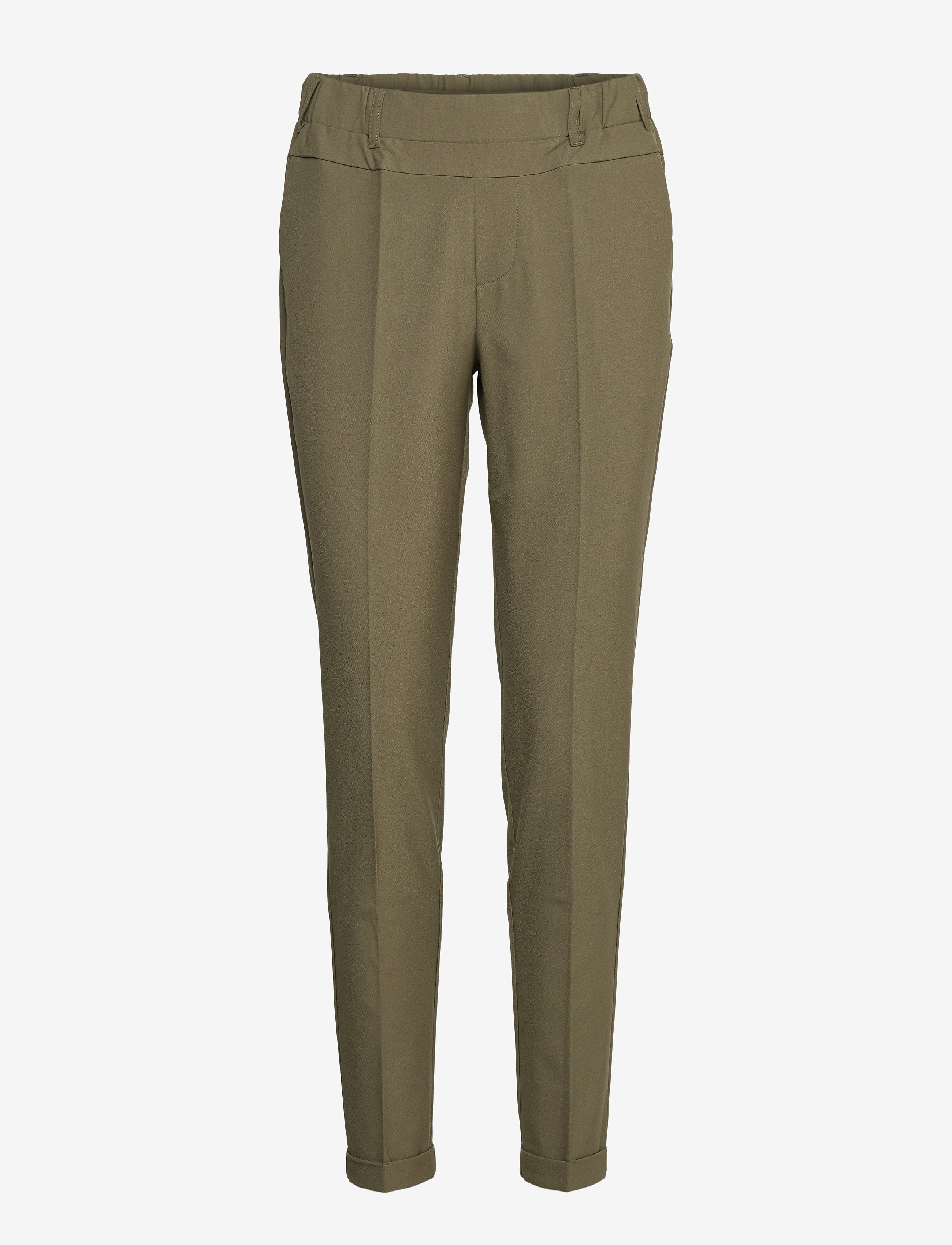 Kaffe - Nanci Jillian Pant - kitsalõikelised püksid - grape leaf - 1