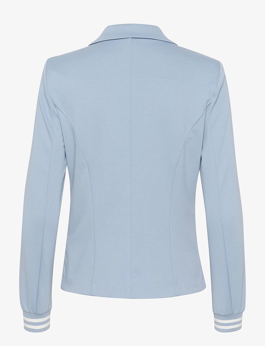Kaffe - Kinnie Blazer - faded denim / sand stripe - 2