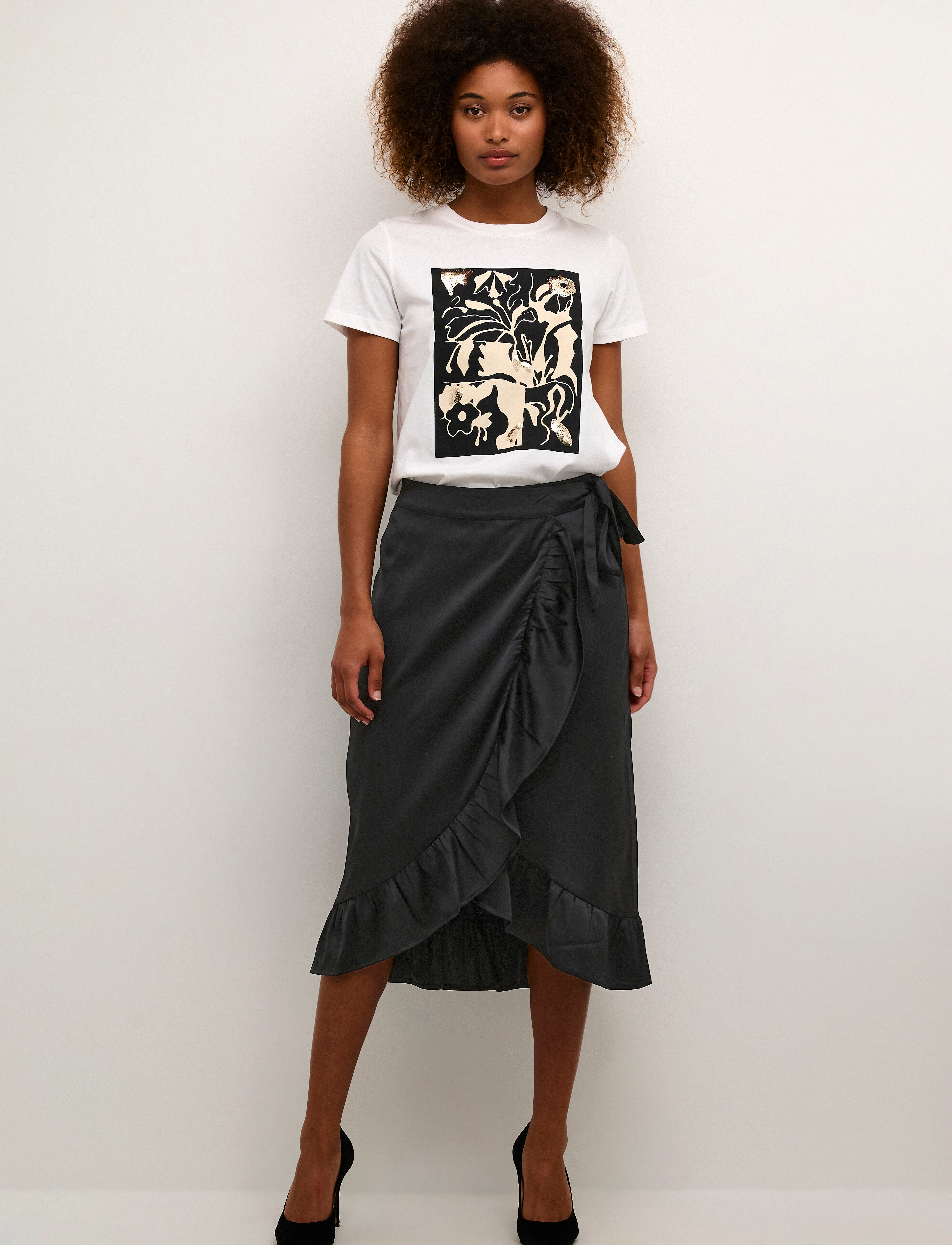 Kaffe - KAsinda Skirt - black deep - 3